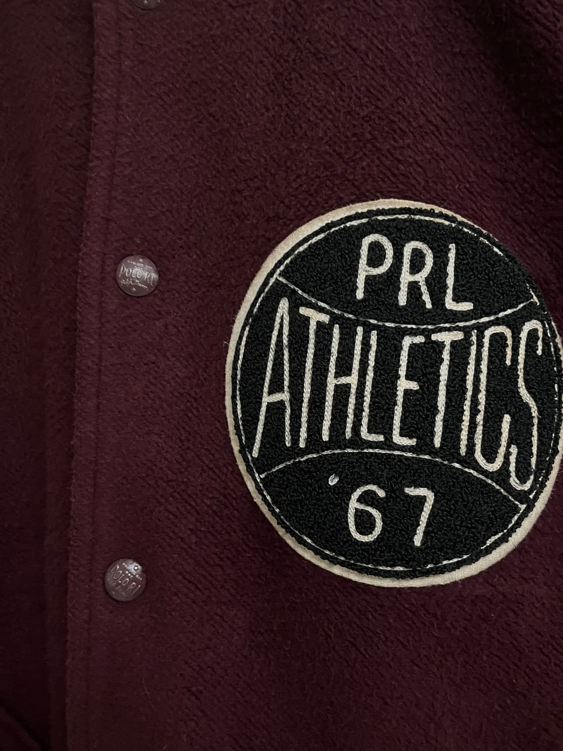 POLO RALPH LUAREN VARSITY JACKET (M) 상품이미지3