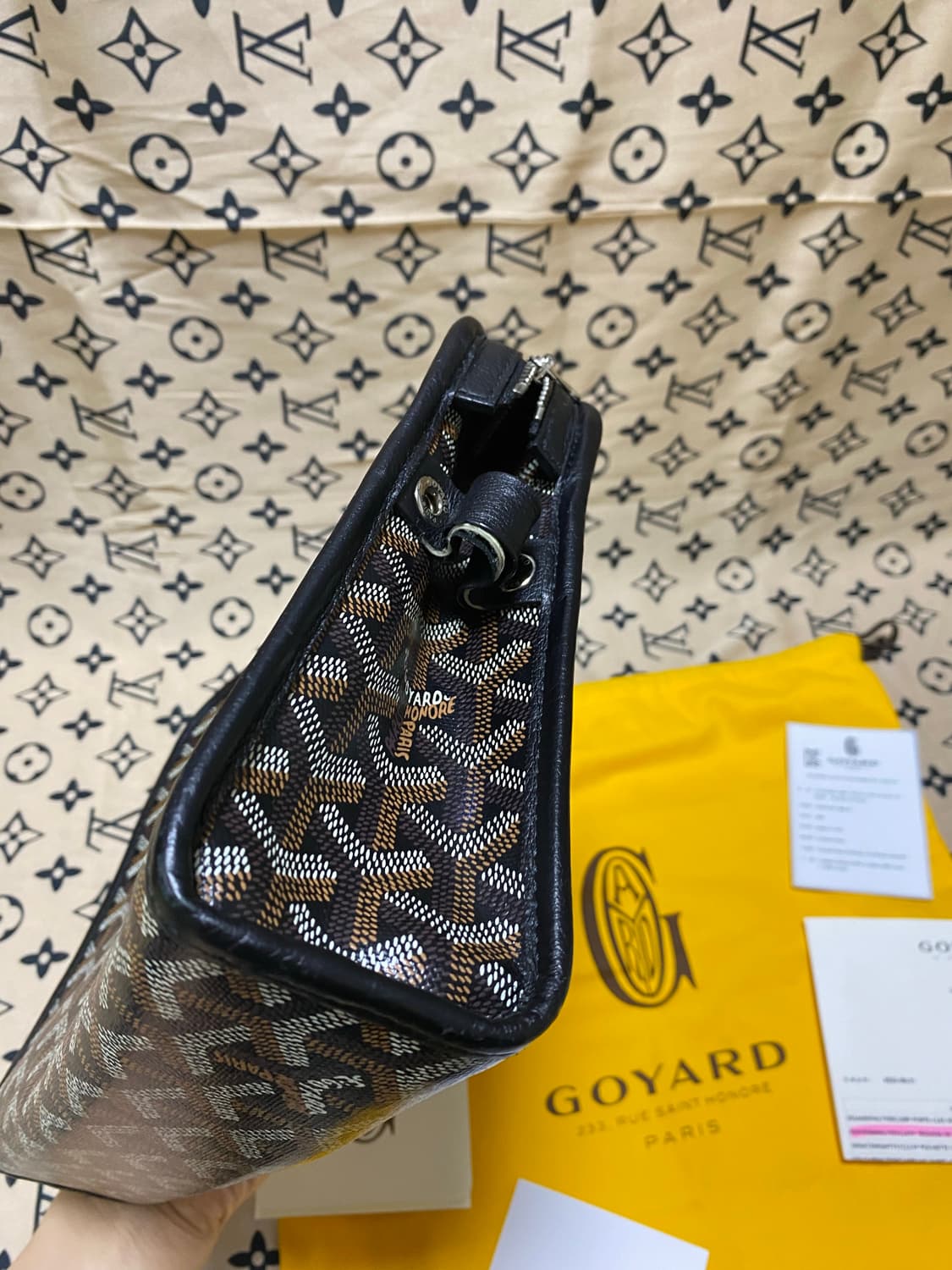 고야드 쥬방스 클러치 mm 블랙 상품이미지5