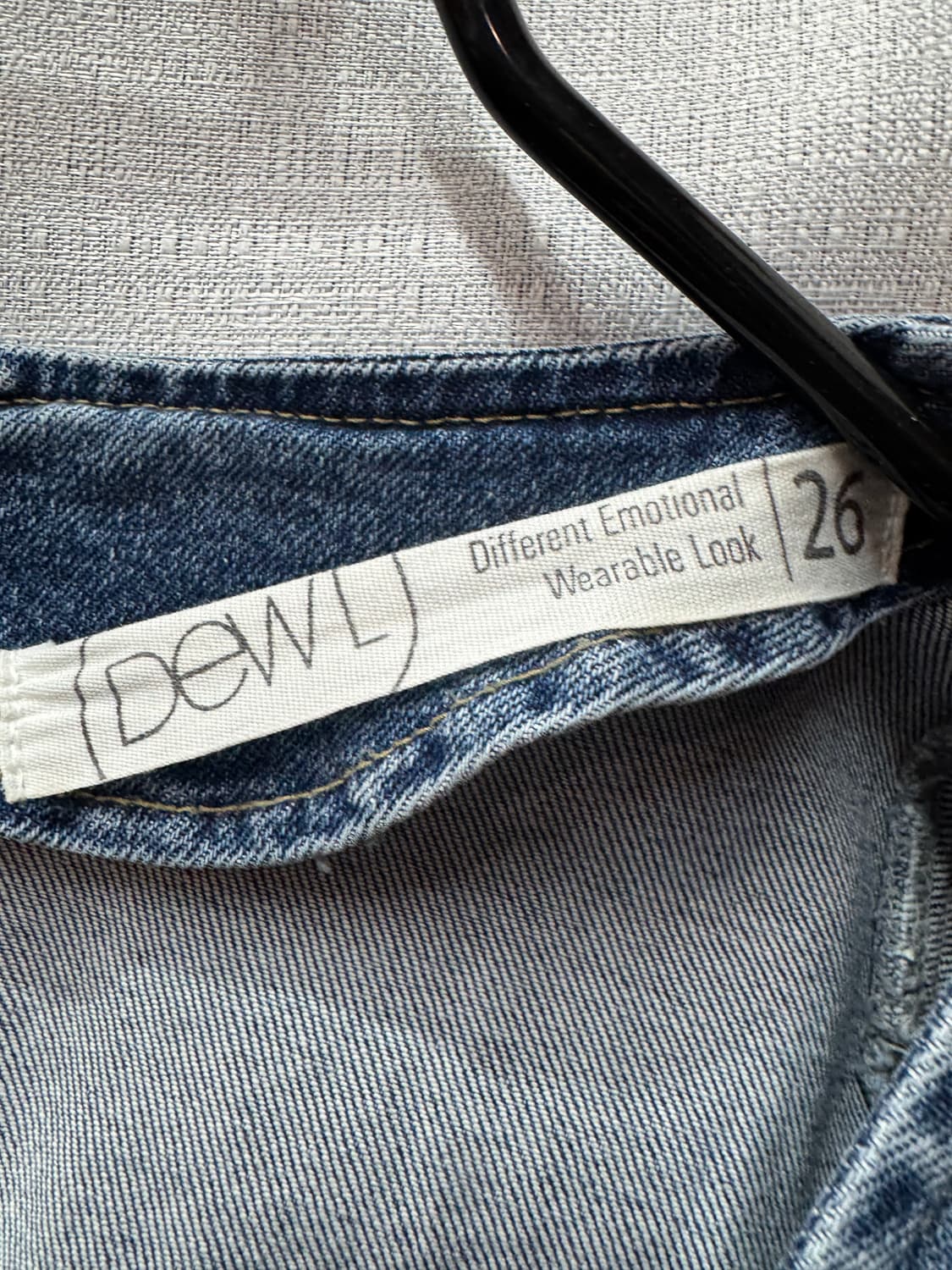 듀엘 스퀘어넥 퍼프 데님 원피스 55(S) 상품이미지6