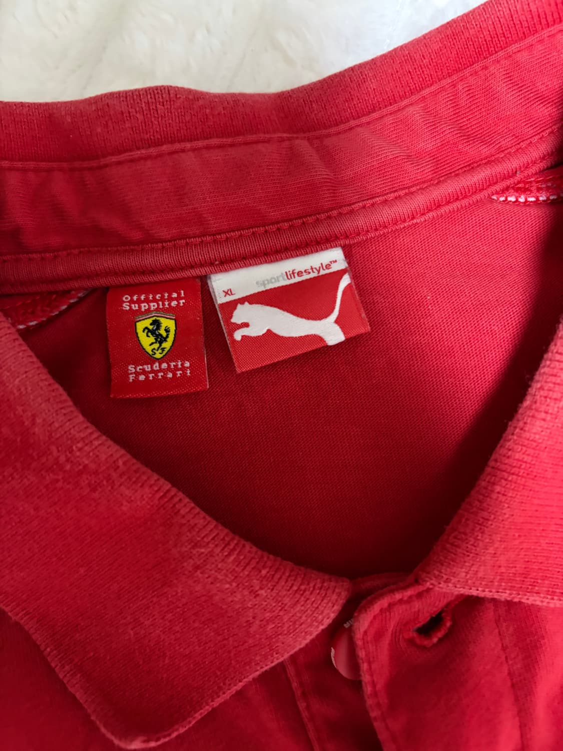 [XL] 퓨마 스쿠데리아 페라리 긴팔 피케티 카라티 상품이미지2