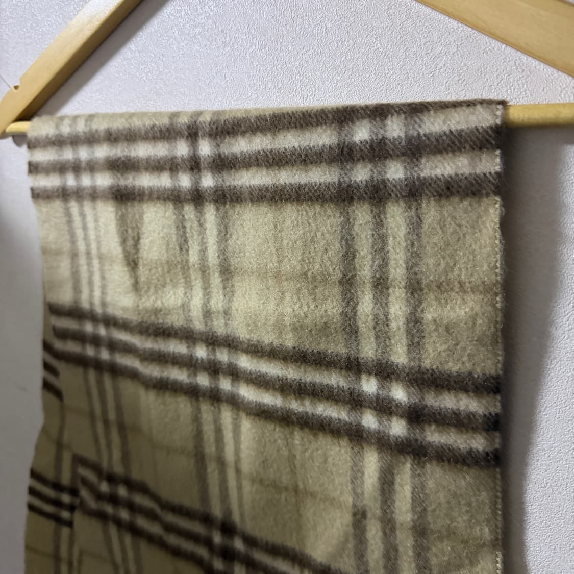 버버리 캐시미어 머플러 라이트 그린 상품이미지6