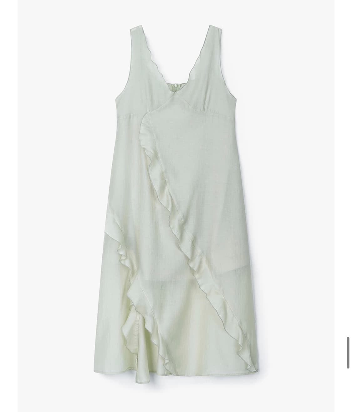 론크 / 러플 레이어드 원피스 민트 새상품 상품이미지4