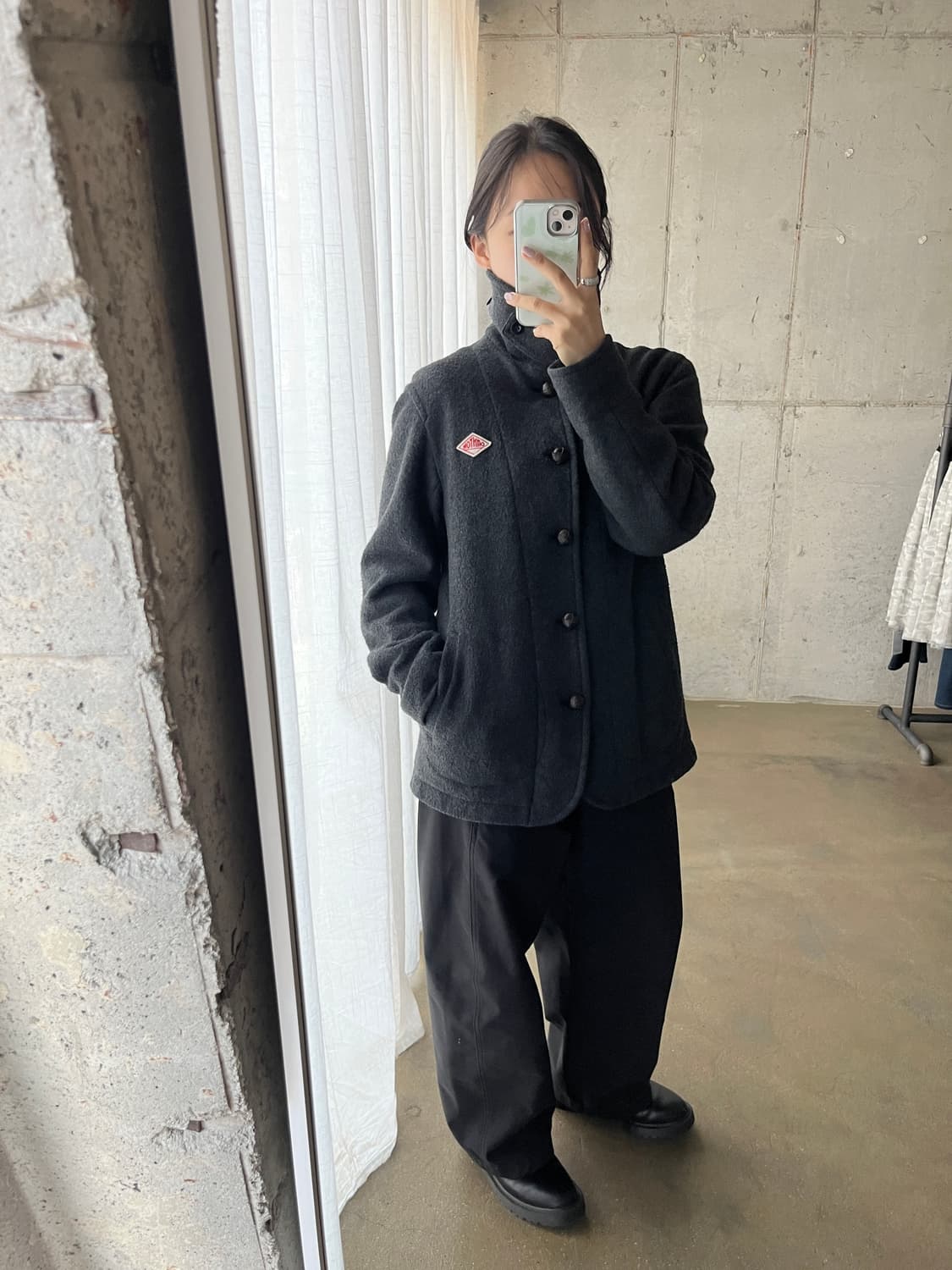 Danton 단톤 울 코트 다크그레이 40 상품이미지3