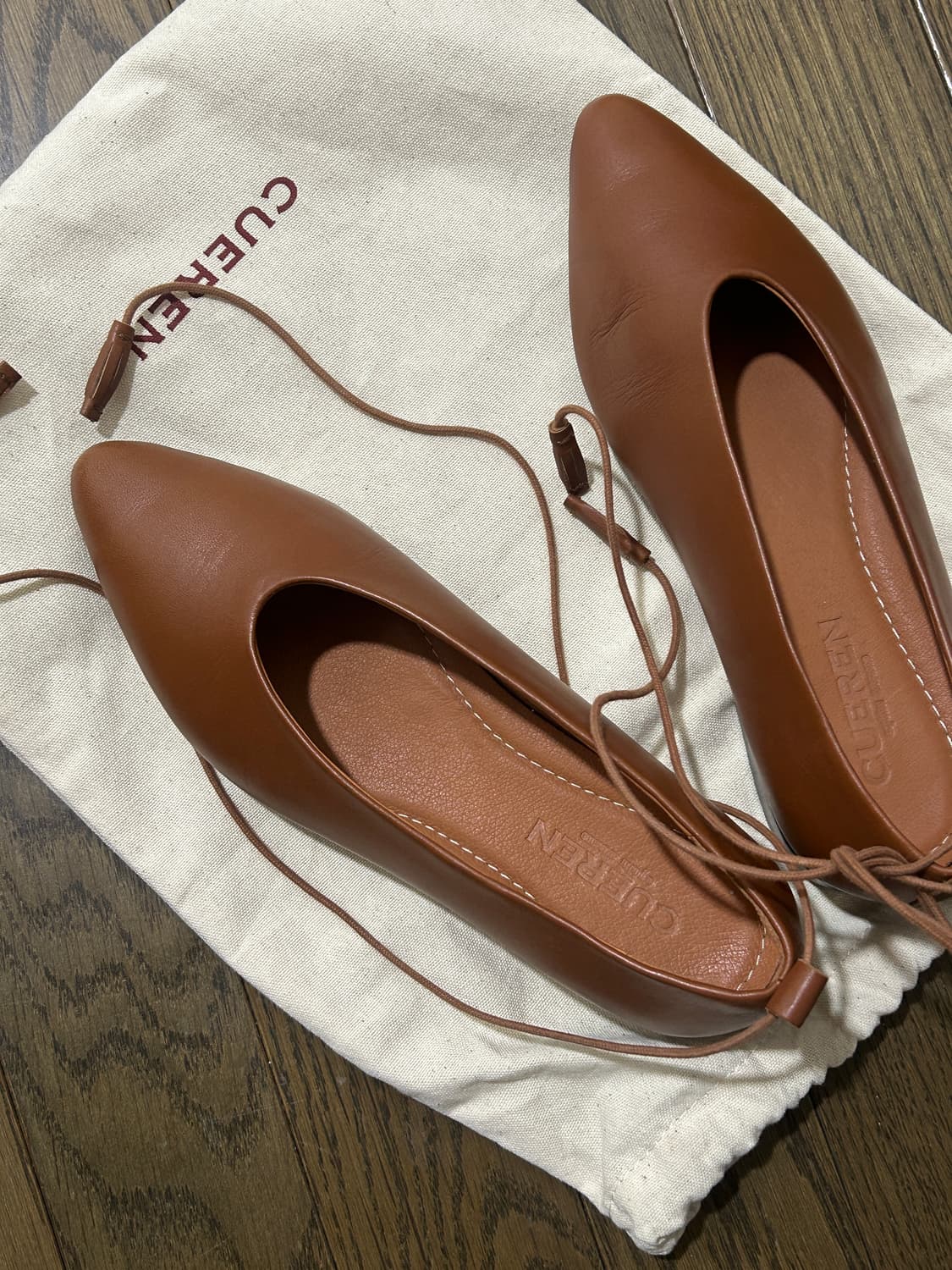 쿠에른 마드리드 06 발렛 플랫 아몬드 상품이미지2