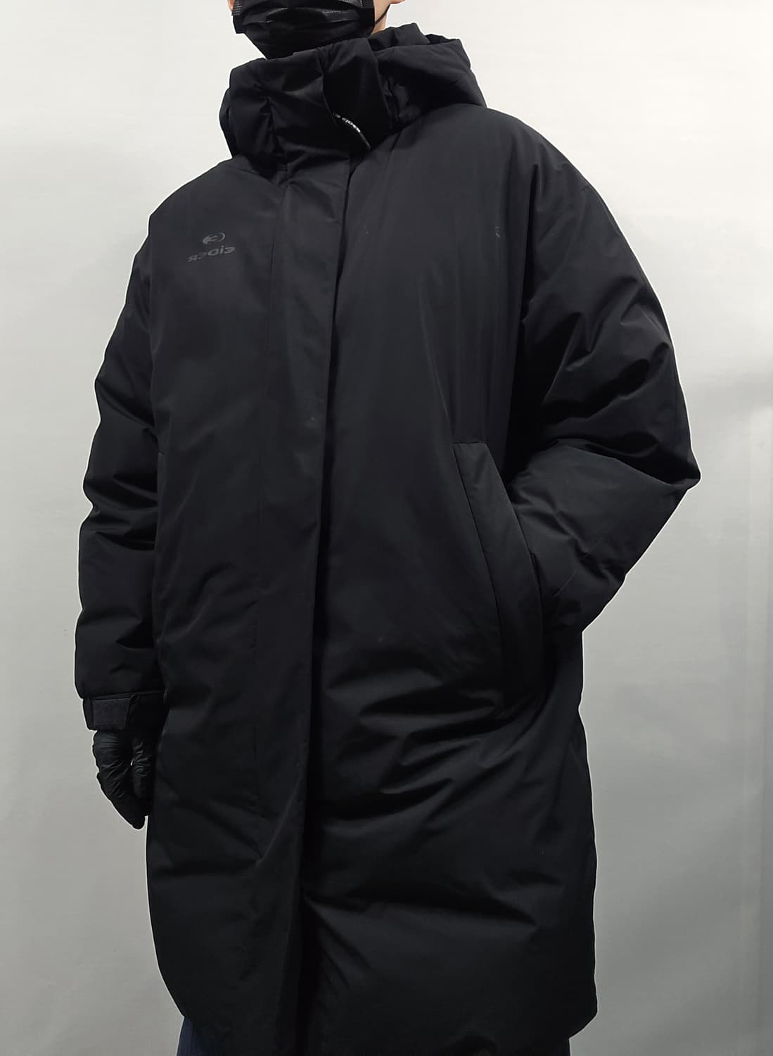 아이더 22FW 덕다운 야상 패딩 블랙 XXL 상품이미지1