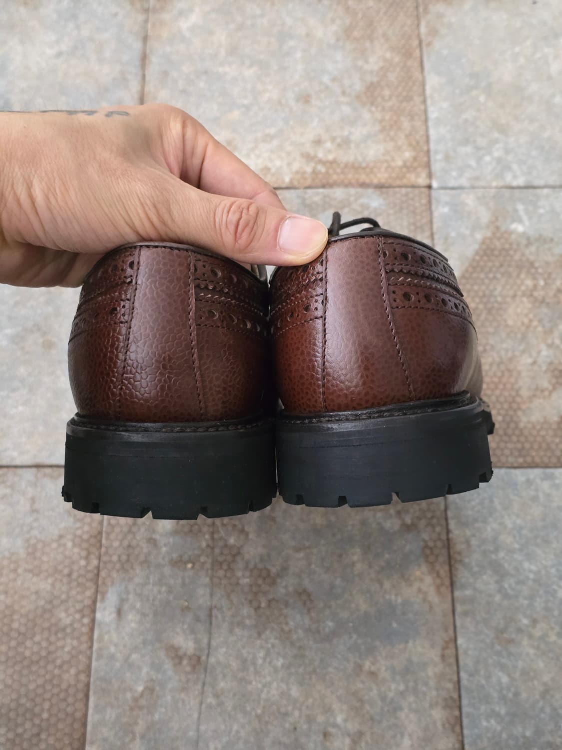 (250)버윅 4225 롱 윙팁 구두 상품이미지7