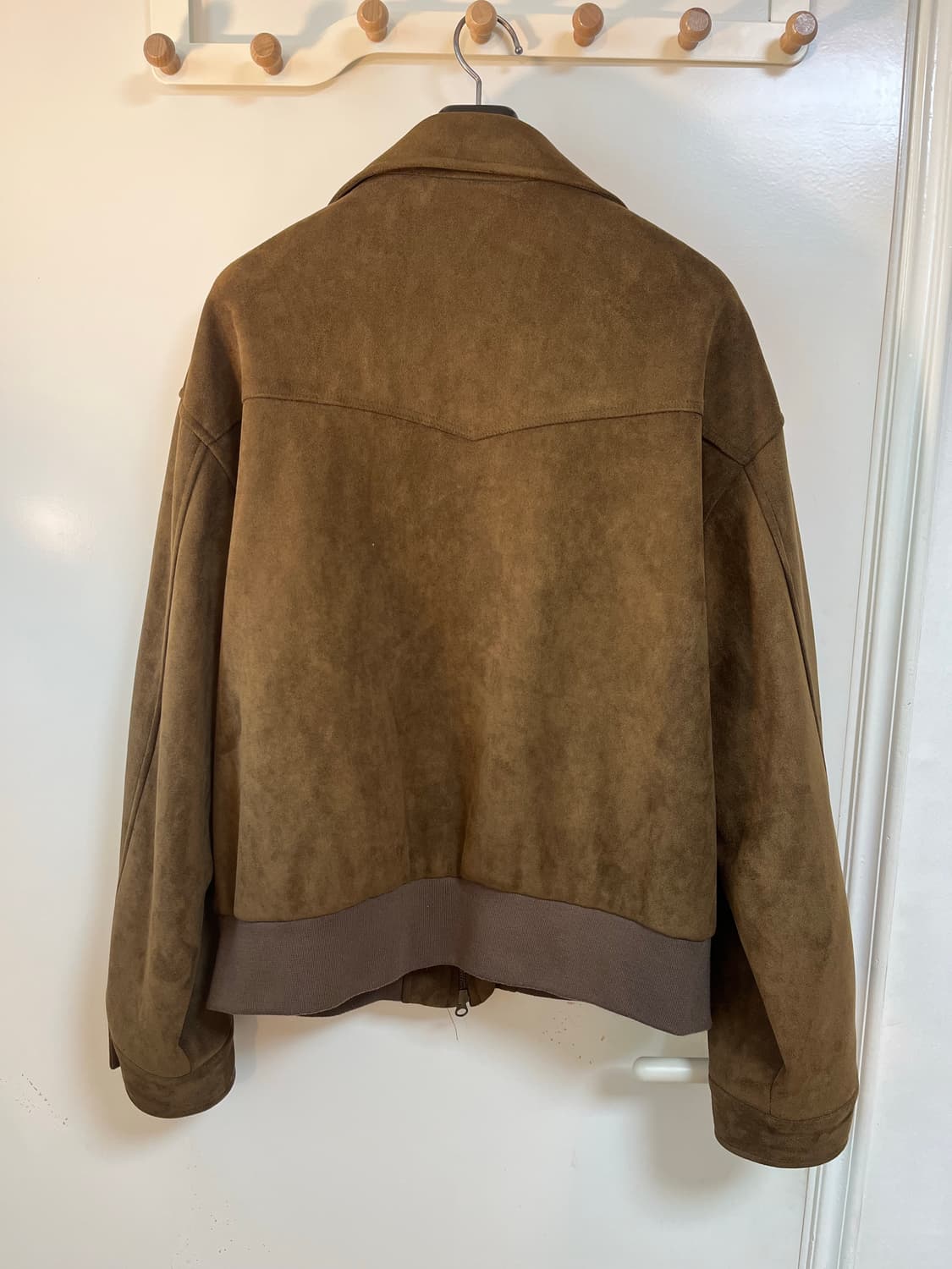 Dust 브라운 스웨이드 블루종 자켓 L 사이즈 상품이미지3