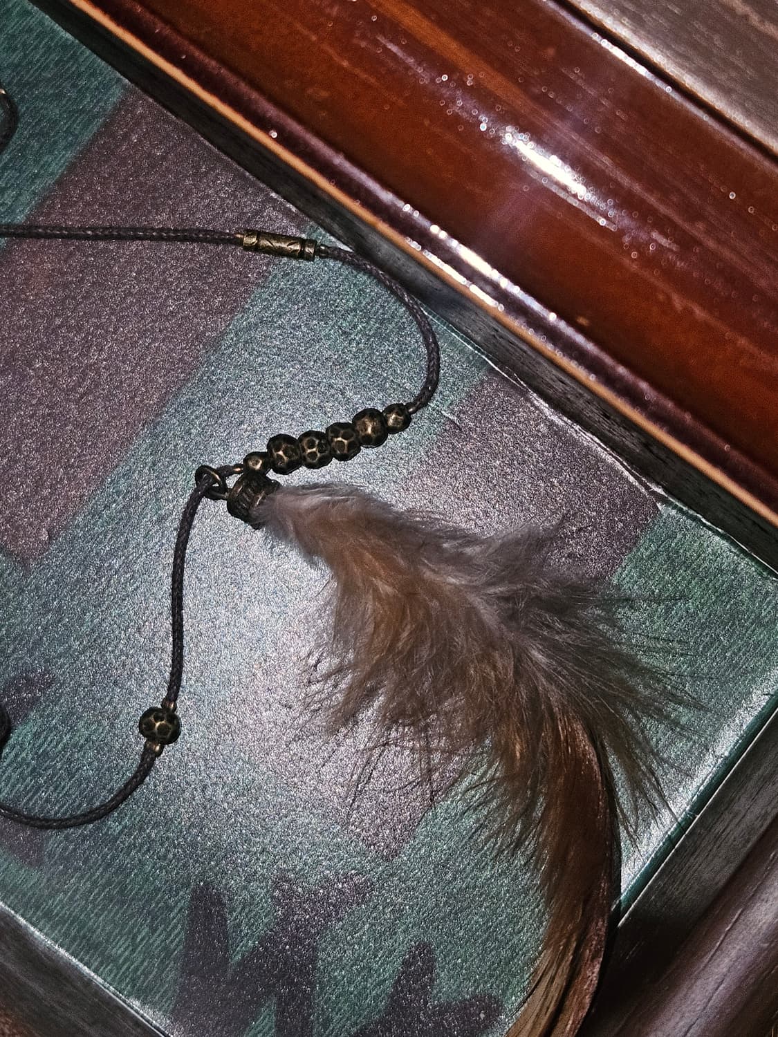 Vintage feather necklace 상품이미지1