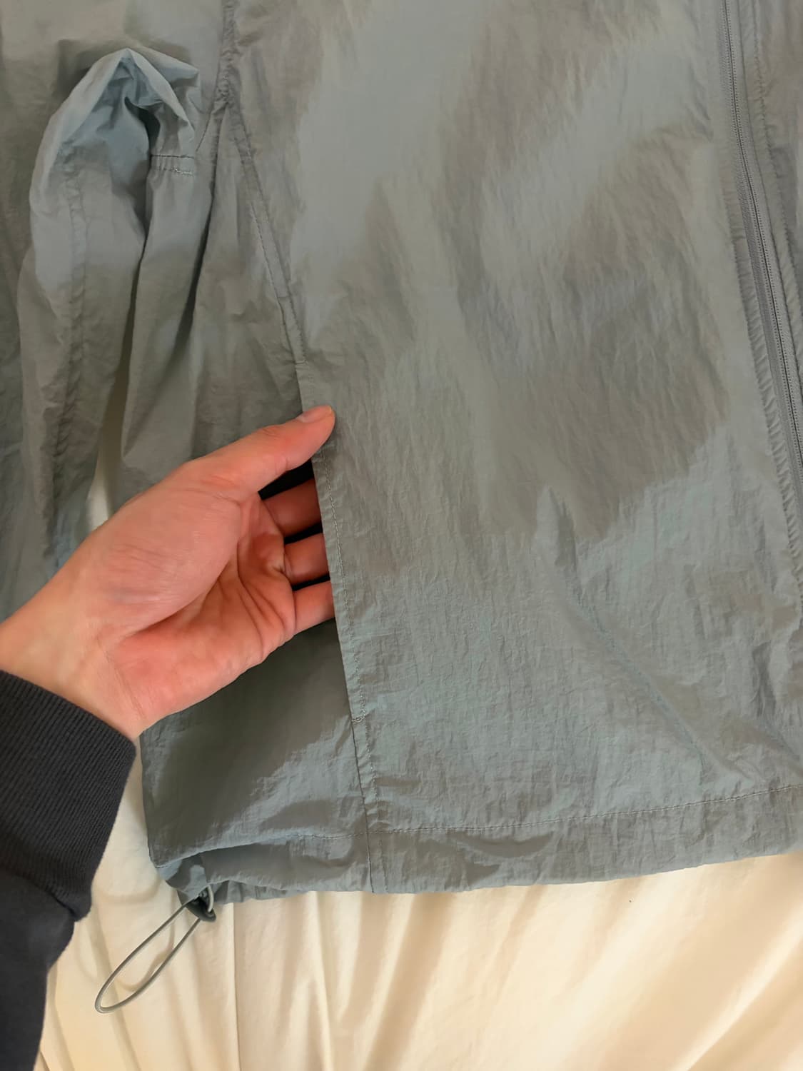 아모멘토 시어자켓 블루 M 상품이미지3