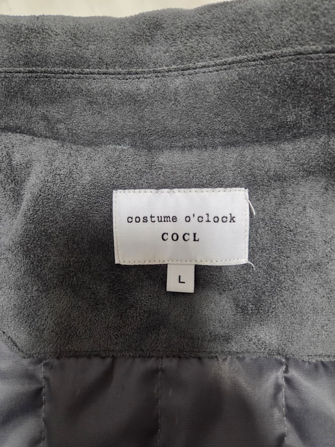 커스텀어클락 그레이 카고포켓 스웨이드 블루종 상품이미지5