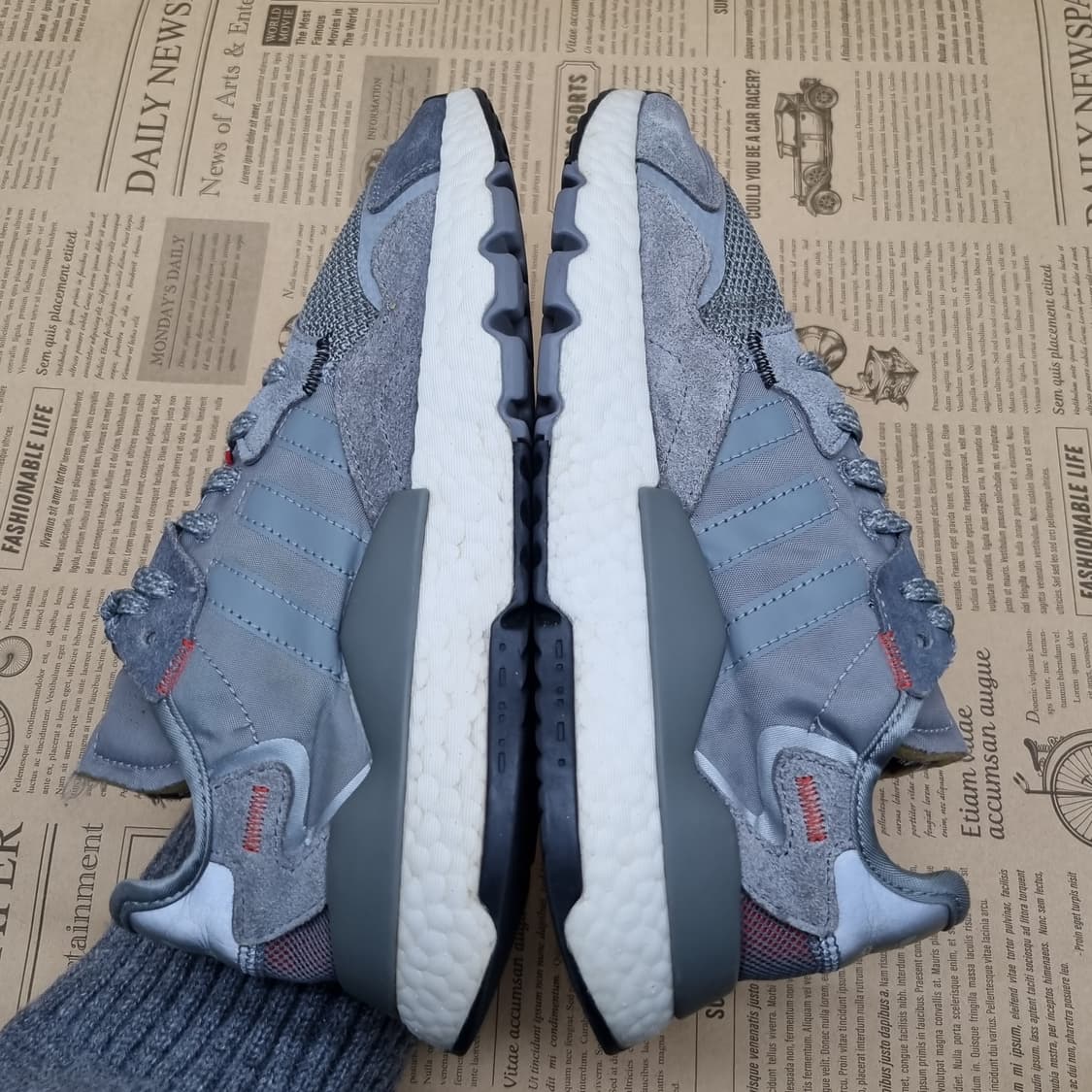 아디다스 나이트 조거 그레이 여성운동화235  상품이미지5