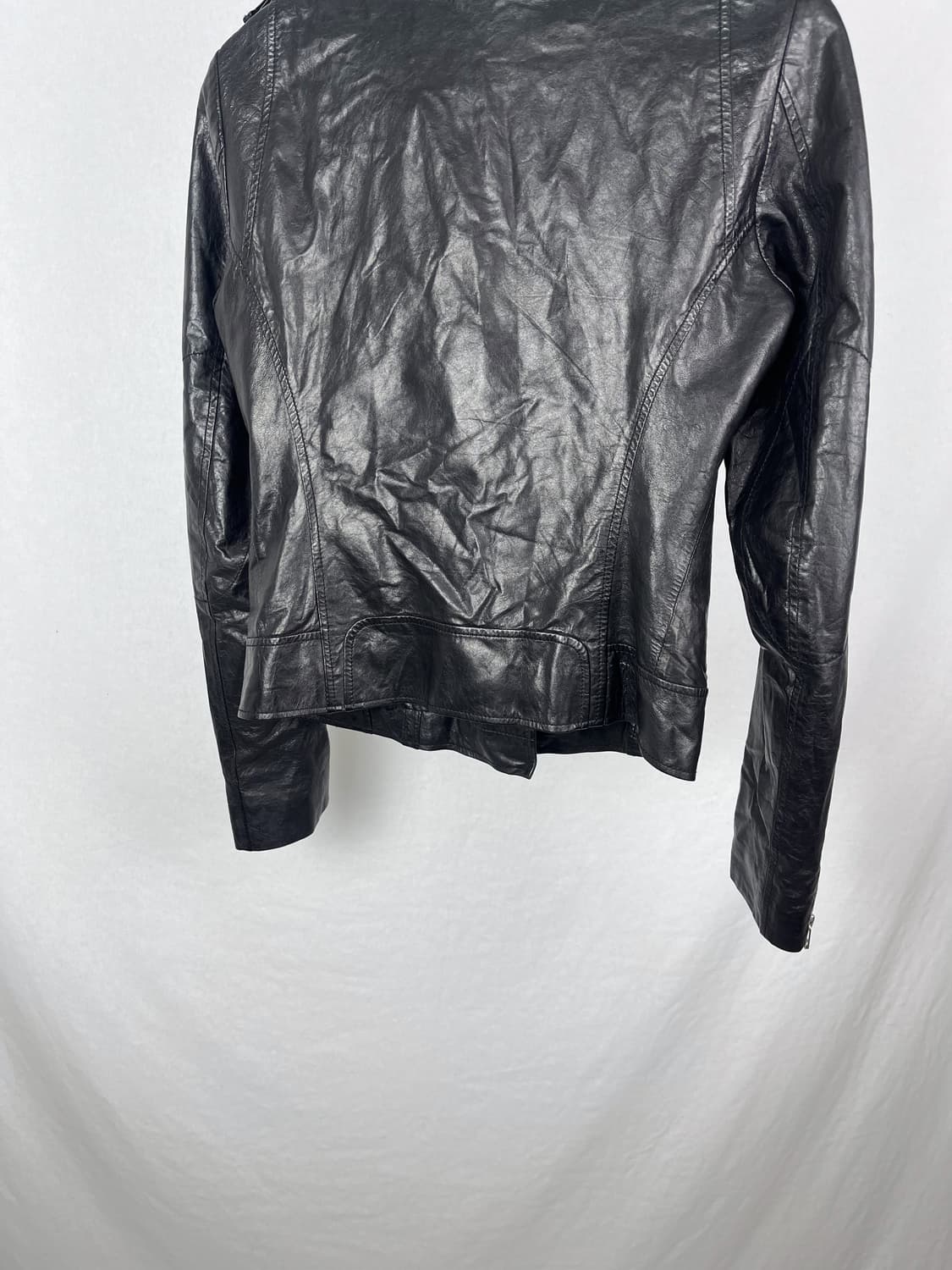 Vintage 램스킨 라이더 레더 자켓  상품이미지6