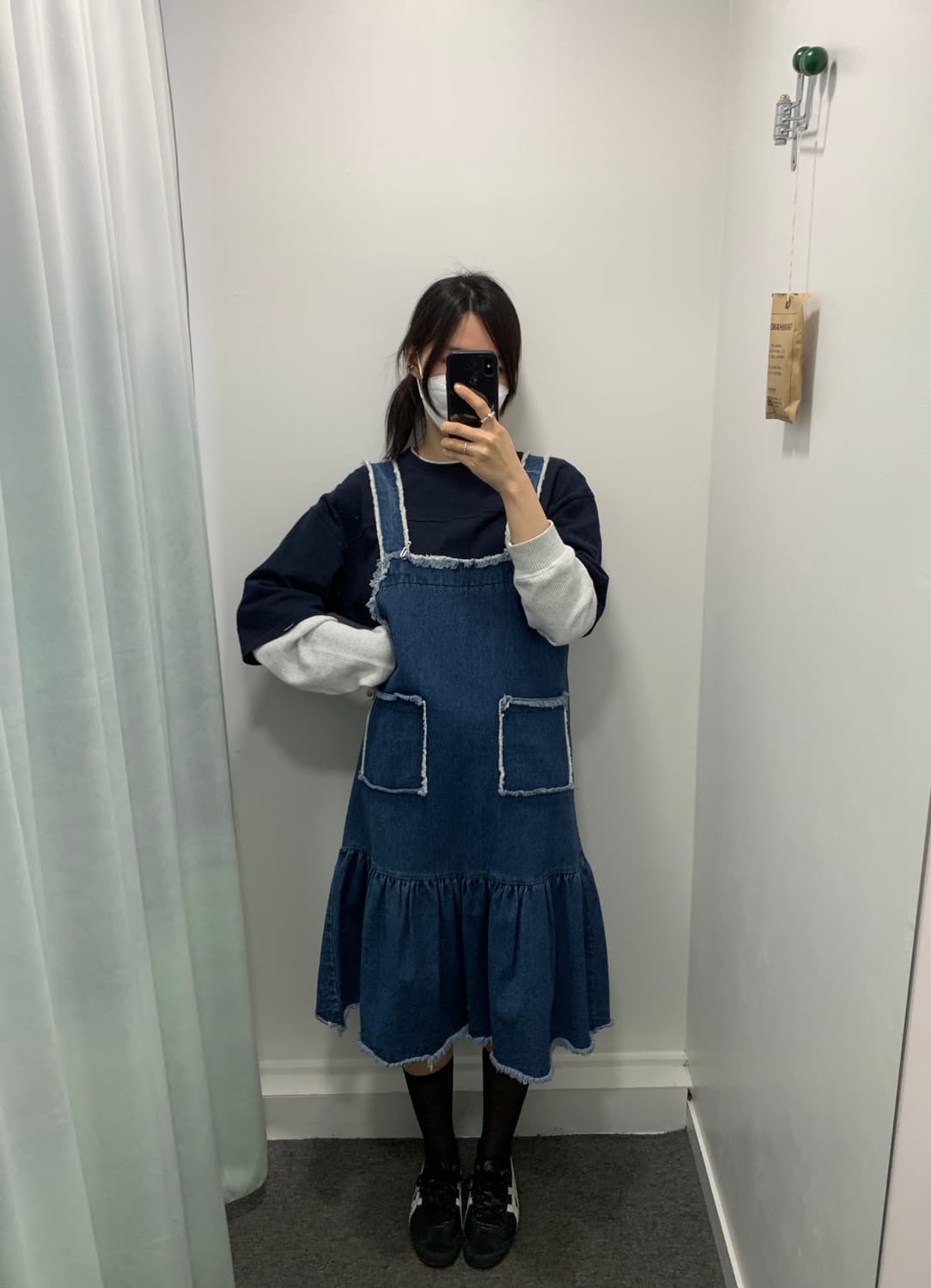 데님 원피스 레이어드 상품이미지4