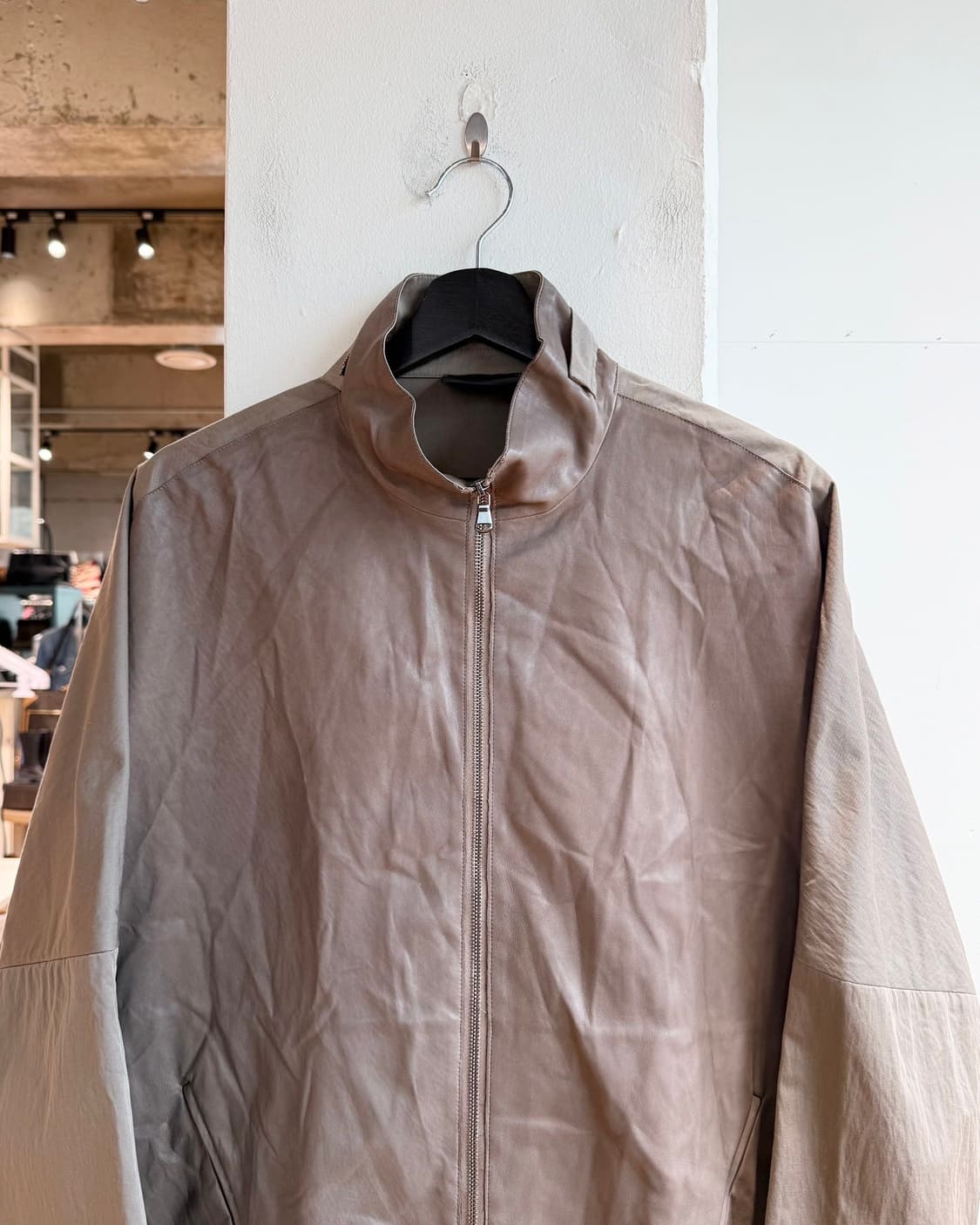 요지 야마모토 브라운 폴라마인드 나일론 자켓  상품이미지3