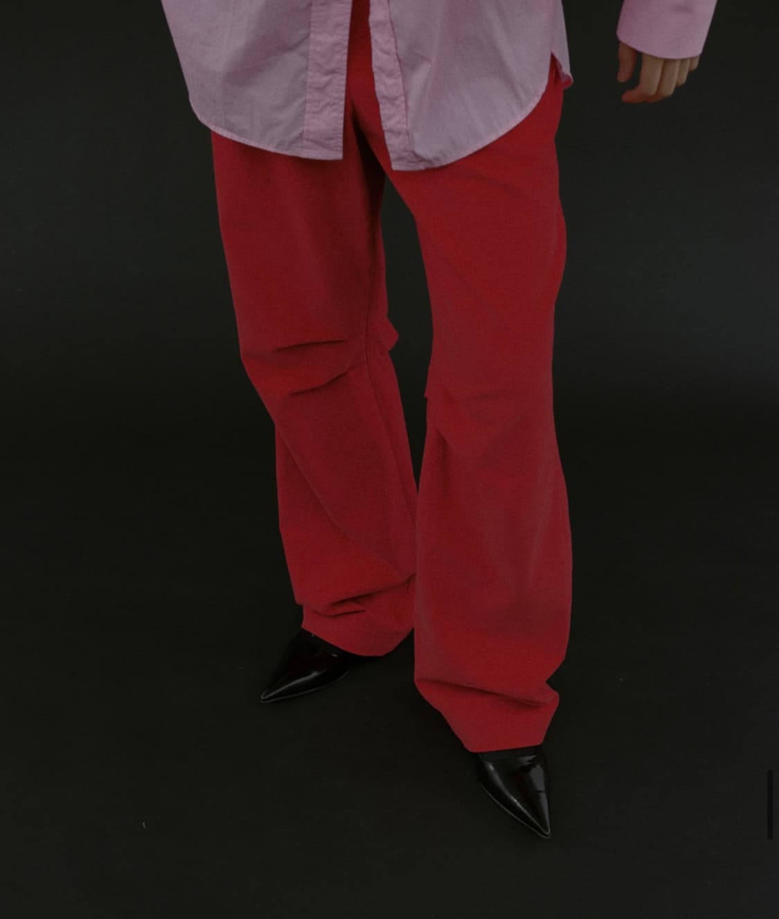 ethos 에토스 CORDUROY PANTS 코듀로이 팬츠 바지 레드 S 상품이미지2