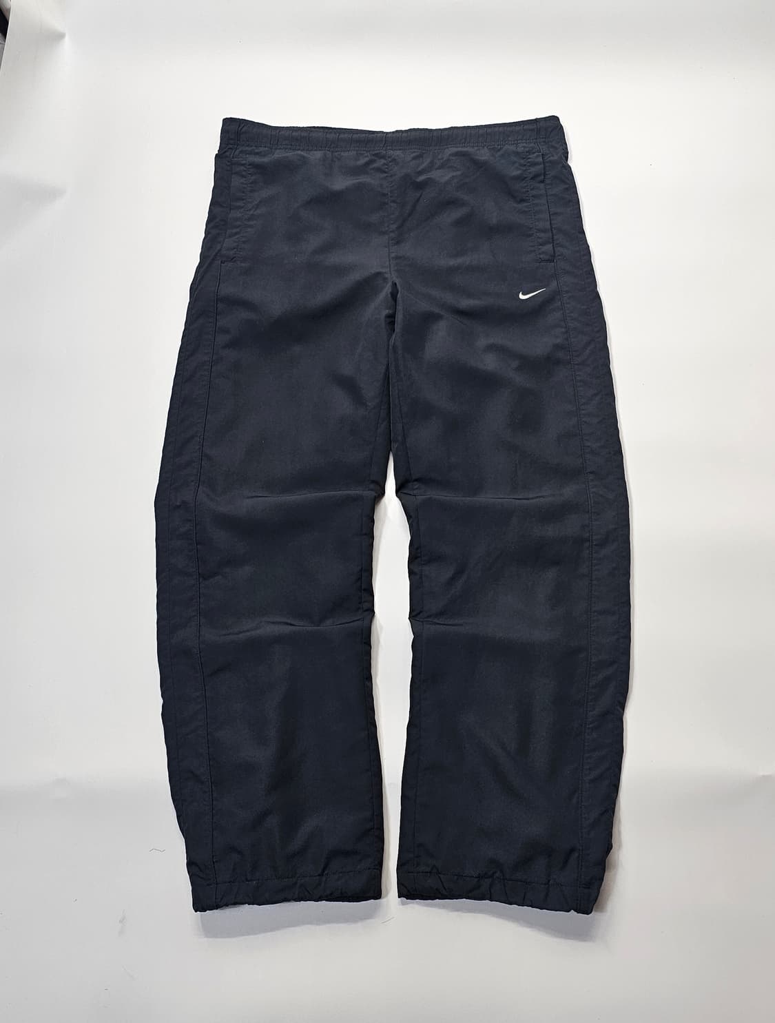 나이키 블랙 사이드라인 트랙팬츠 바람막이 와이드 바지 상품이미지2