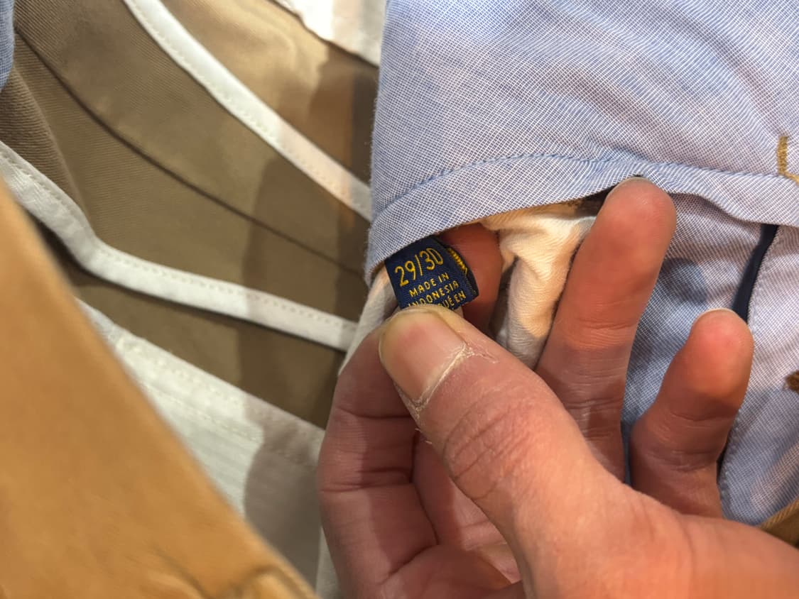 폴로 랄프로렌 치노팬츠 슬림핏 바지 29사이즈 상품이미지6