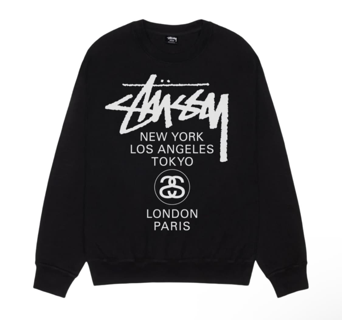 스투시 월드 맨투맨 상품이미지1