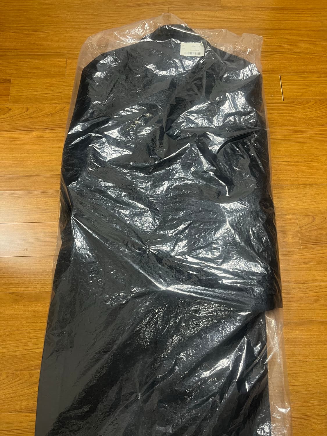 아모멘토 맨즈 싱글 브레스트 롱 코트 블랙 M size 상품이미지2