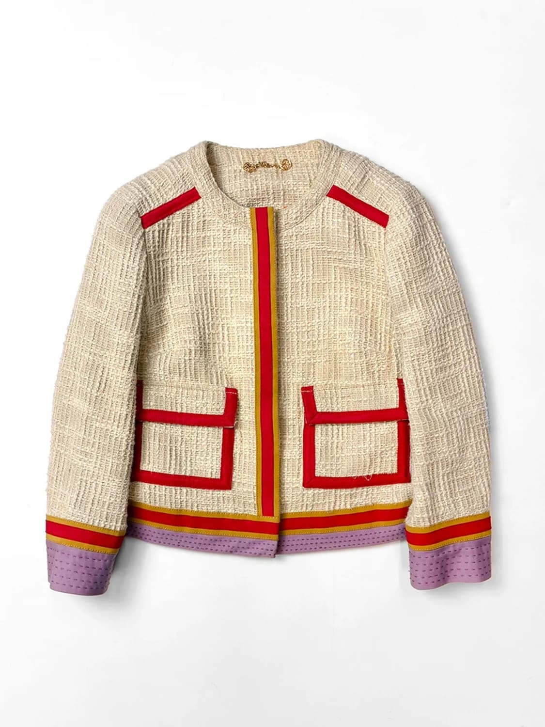 토리버치 12ss 오리지널 배색 숏 트위드 자켓 PN5429 상품이미지1