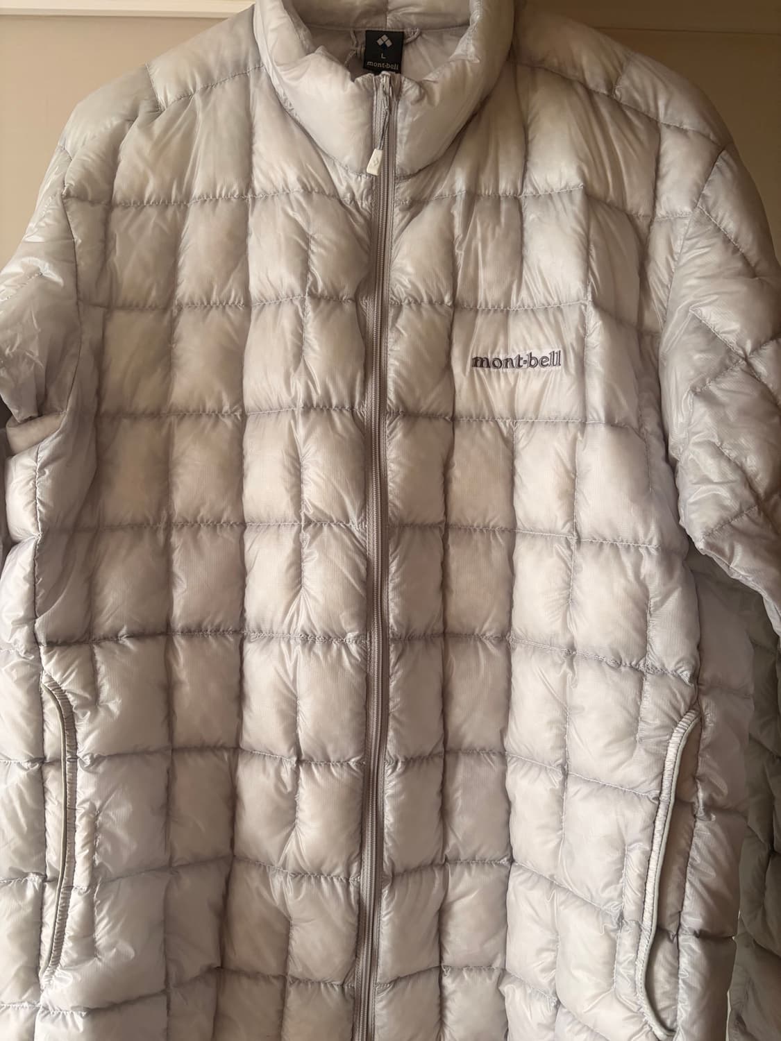 Montbell 몽벨 플라즈마 1000 L 라이트 그레이 판매합니다! 상품이미지2