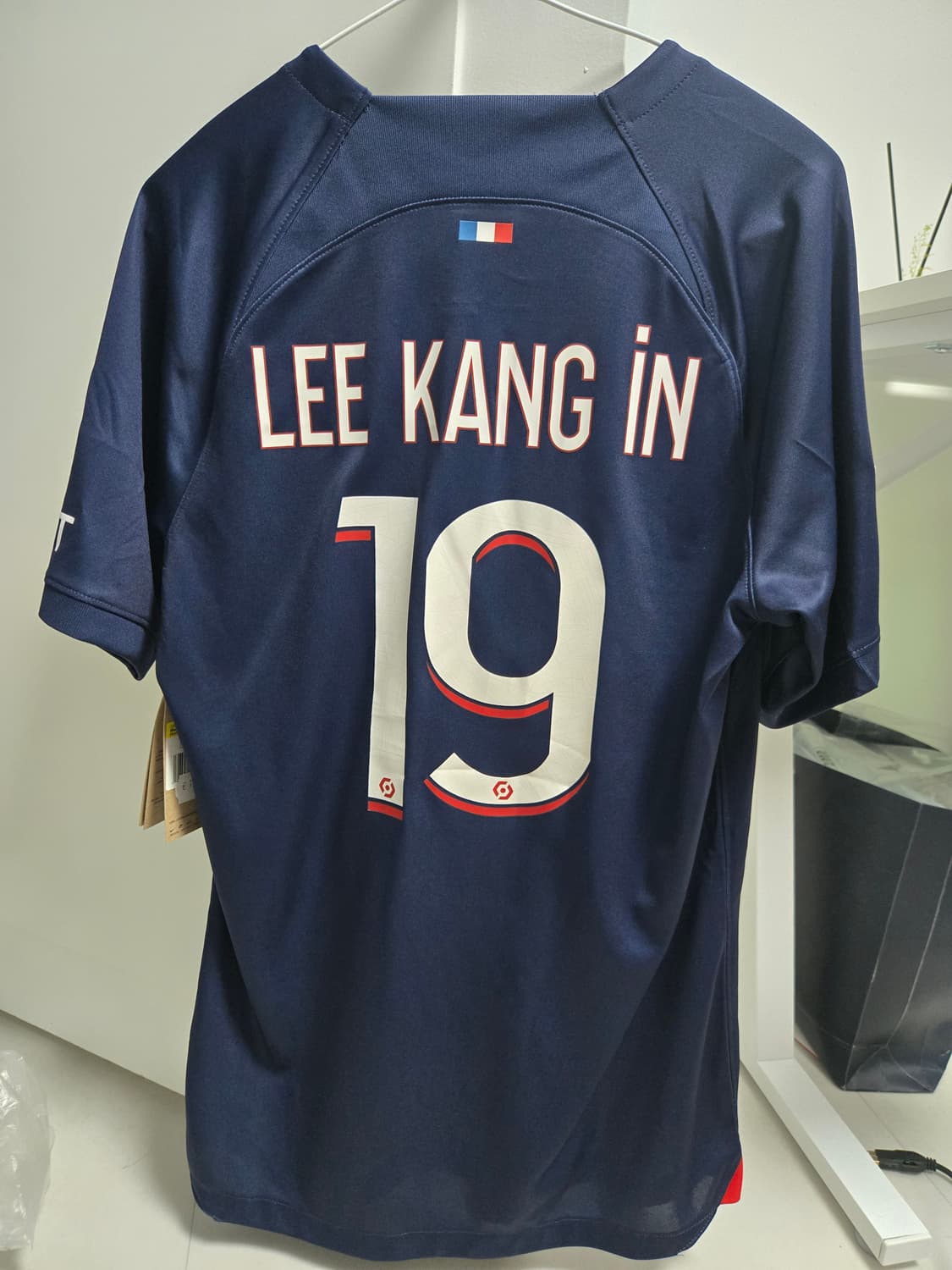 <새상품> PSG 23/24 홈 이강인 유니폼 S 상품이미지4