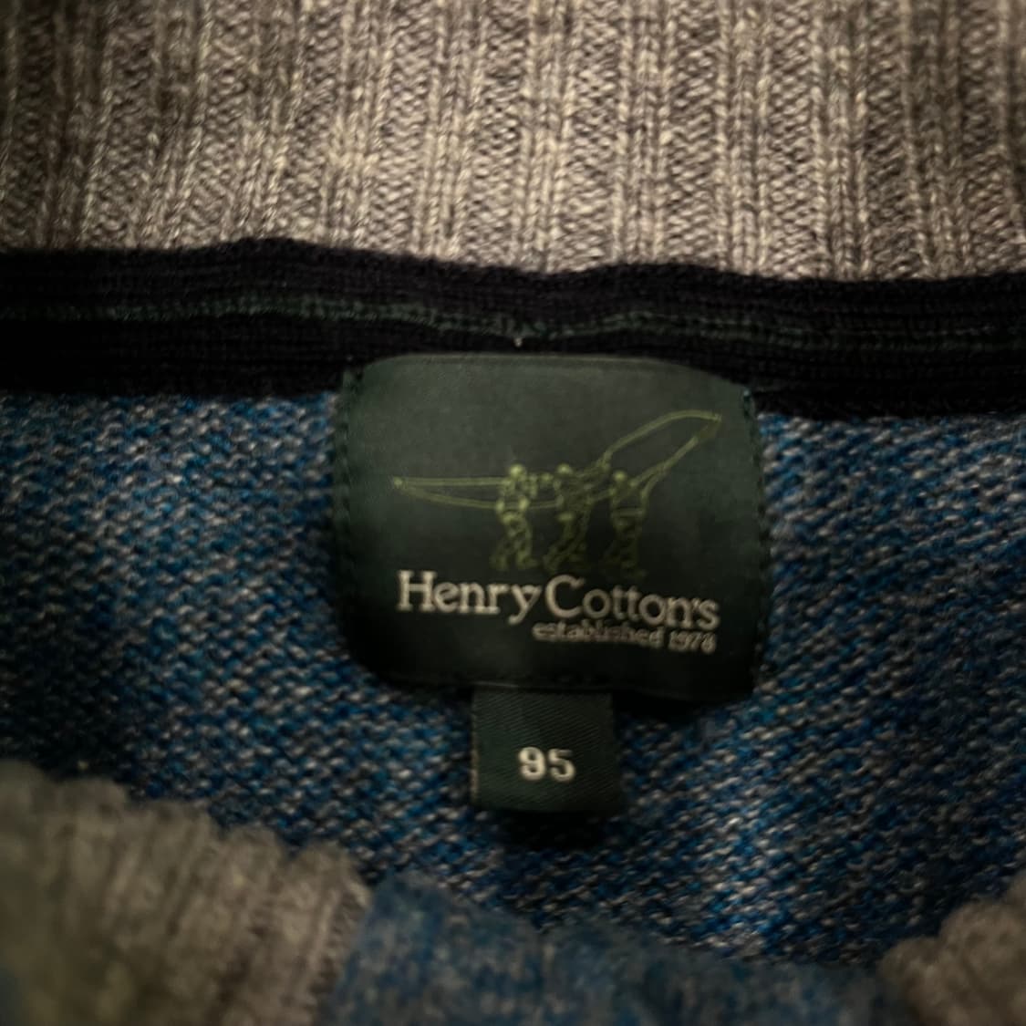 95 헨리코튼 반집업 니트 상품이미지4