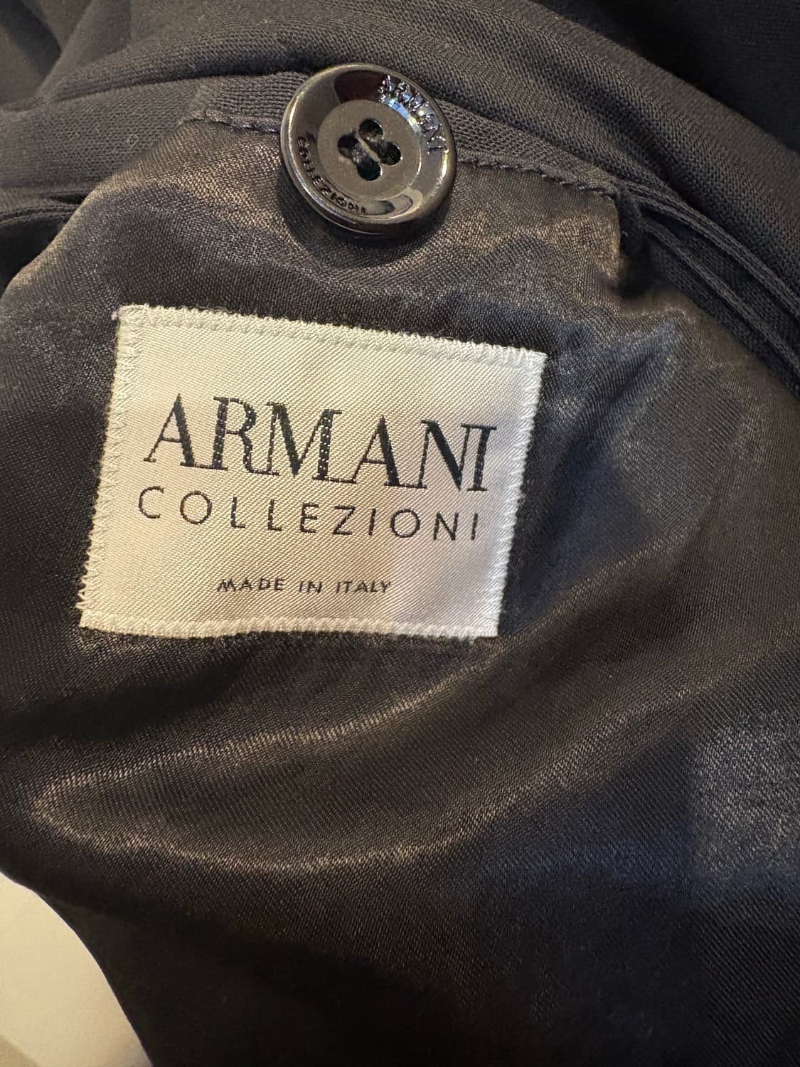 아르마니 콜레지오니 남성 블랙 코트 100 상품이미지2
