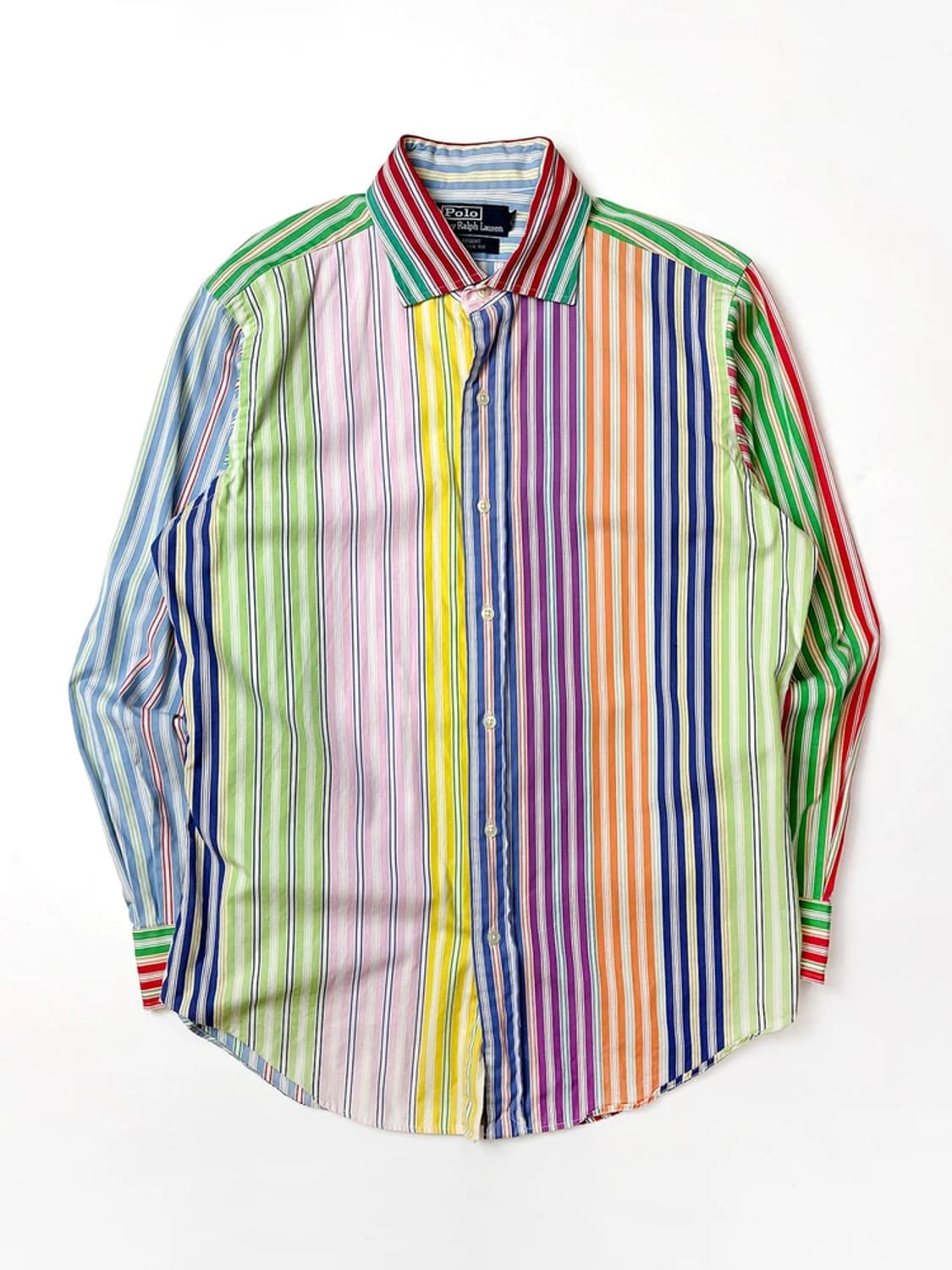 폴로 랄프로렌 컬러 배색 스트라이프 셔츠 PN5559    상품이미지1