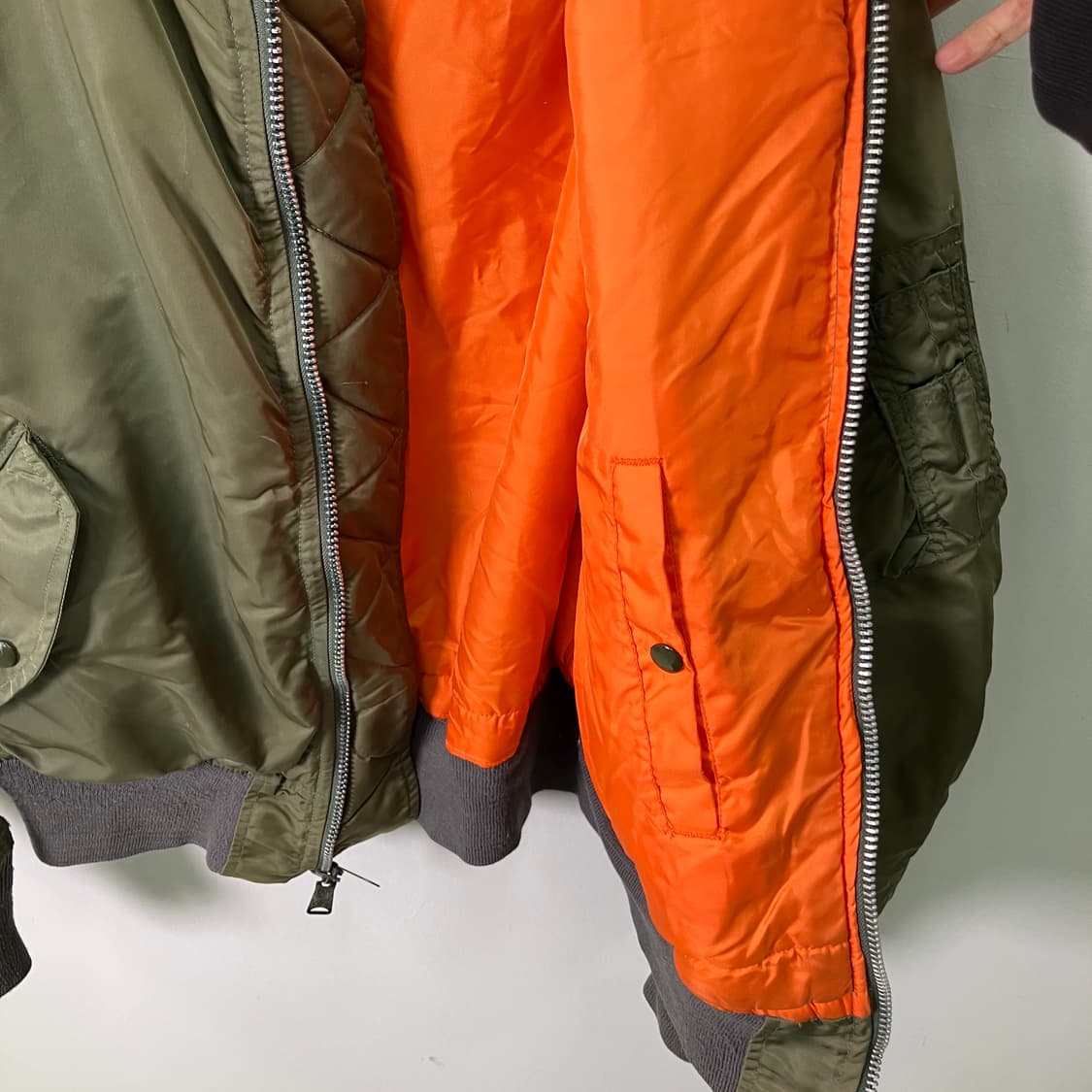 Schott 쇼트 카키 ma-1 항공 점퍼 L 상품이미지8