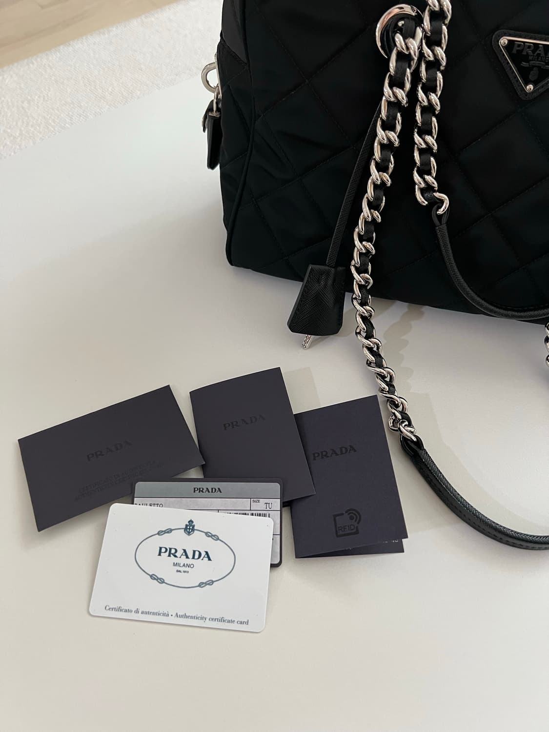 프라다 - 테수토 체인 나일론 숄더백 상품이미지4