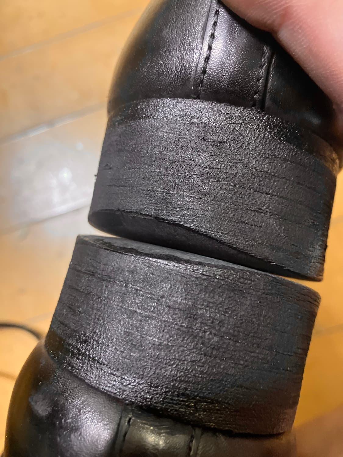 Whoop de doo 00s 훕데두 헤비 레이어드 컴벳 부츠 270 상품이미지7