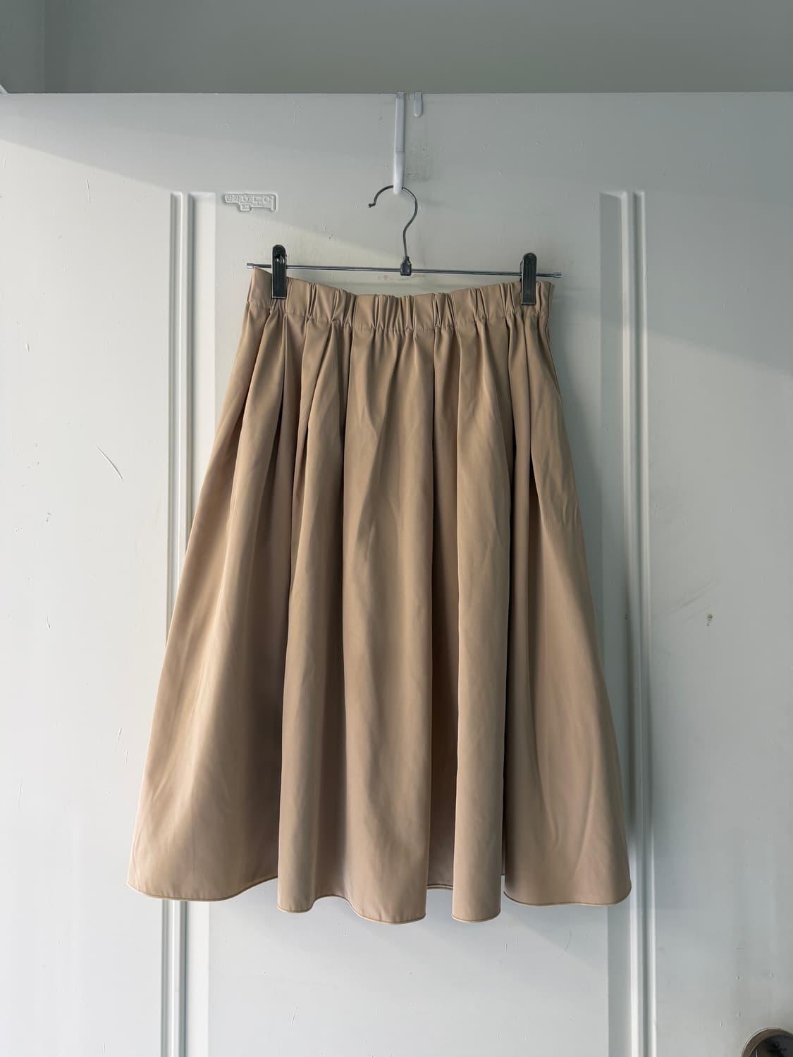 일본빈티지 베이지 바스락 롱스커트 상품이미지4