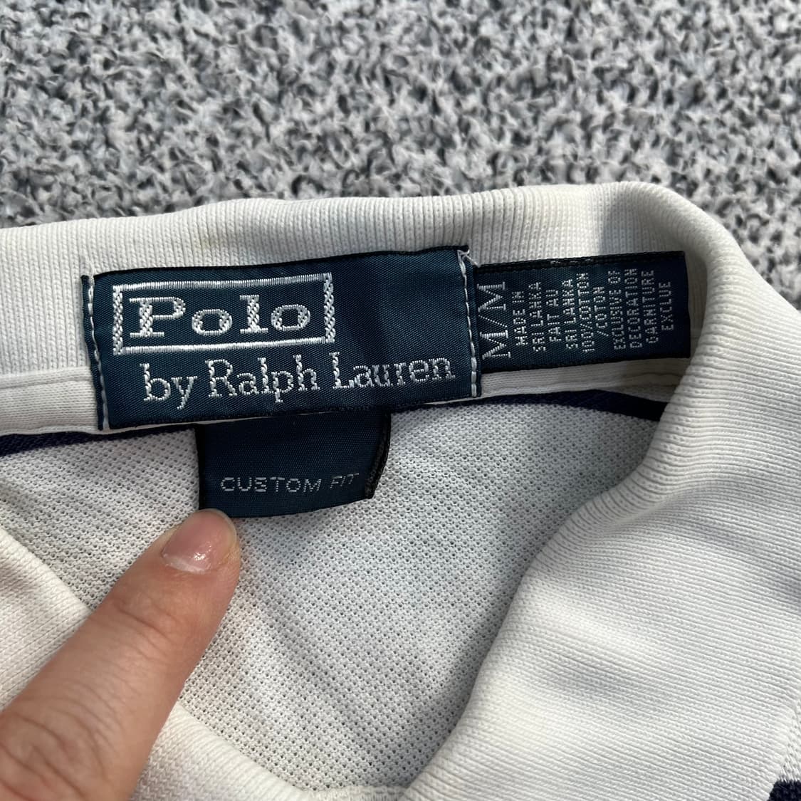 M 폴로랄프로렌 스트라이프 반팔 카라티 0313M 상품이미지2