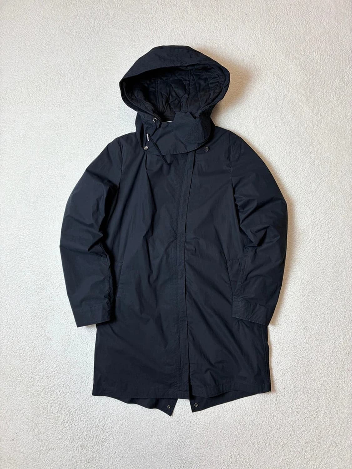 헬무트랭 16FW 사선 절개 후디 야상 PN6665    상품이미지1