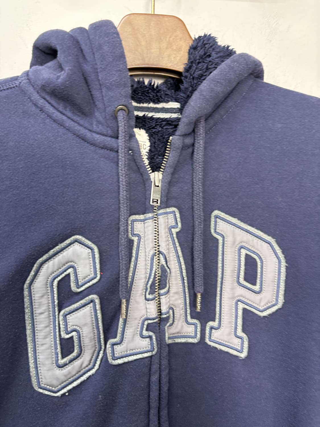 갭 빅로고 쉐르파 이너 후드집업 A2436 상품이미지3