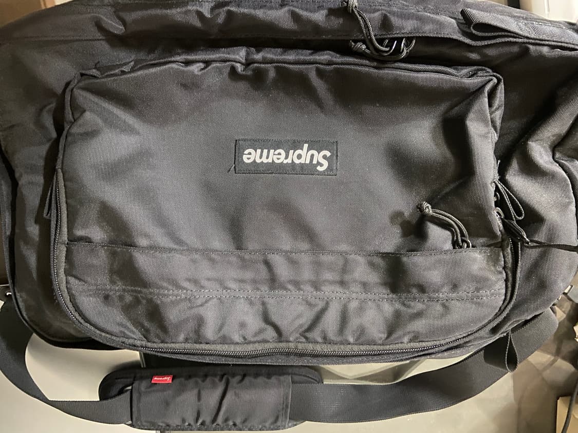 슈프림 더플백 19fw 블랙 상품이미지2