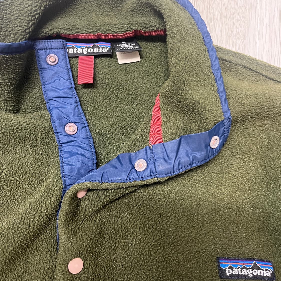 파타고니아 올드 신칠라 올리브 s사이즈 상품이미지2
