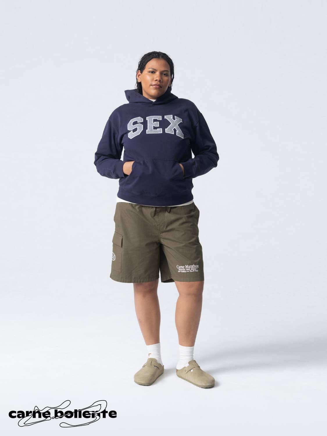 까르네 볼렌떼 SEX 후드티 S사이즈 상품이미지2