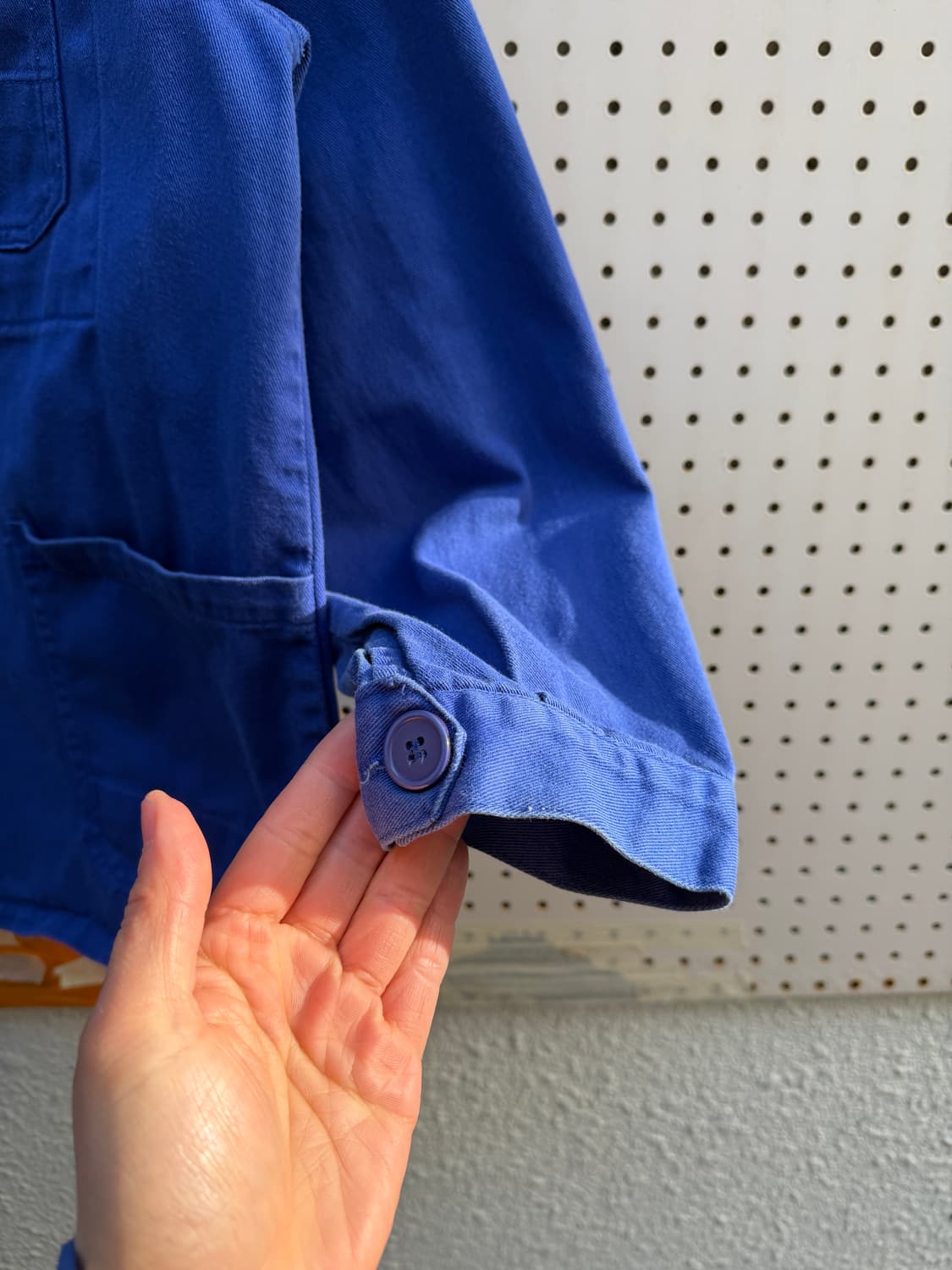 OLD EURO VINTAGE WASHED BLUE 프렌치워크자켓 상품이미지8