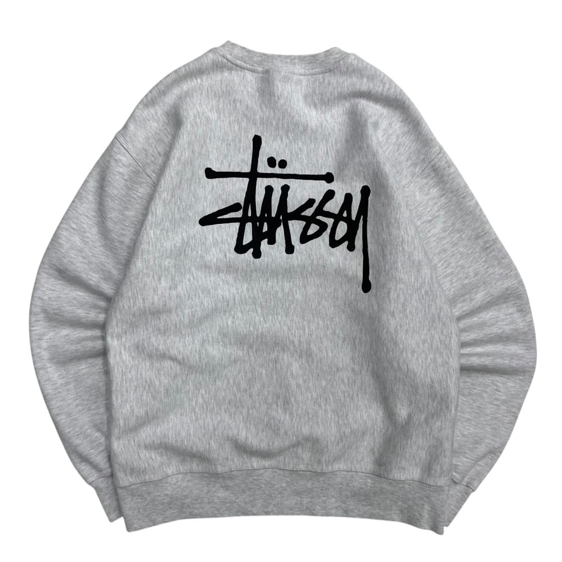 스투시 백로고 백멜란지 맨투맨 XL 상품이미지3