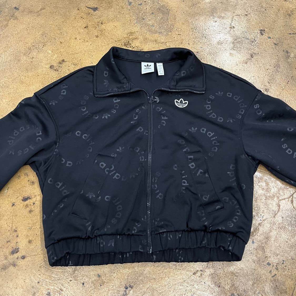 아디다스 패턴 리폼 크롭 져지 트랙탑 상품이미지3