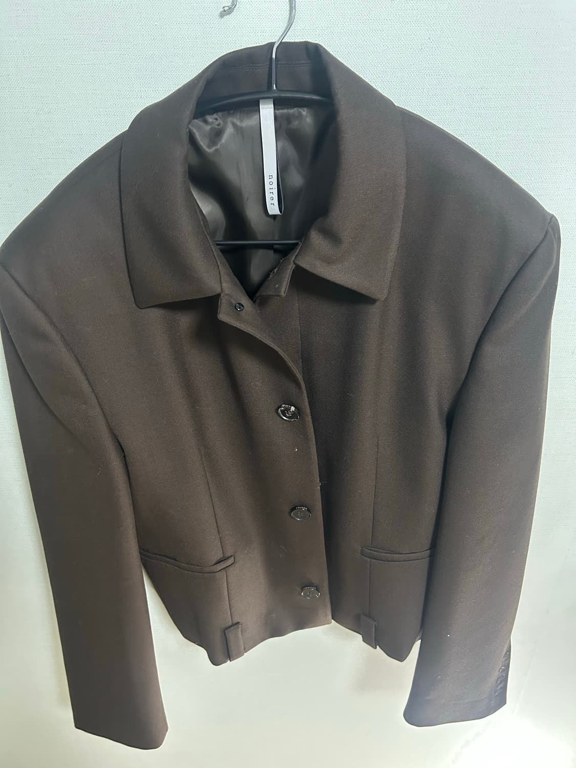 노이어 럭스 울 벨티트 크롭 자켓 48 상품이미지1