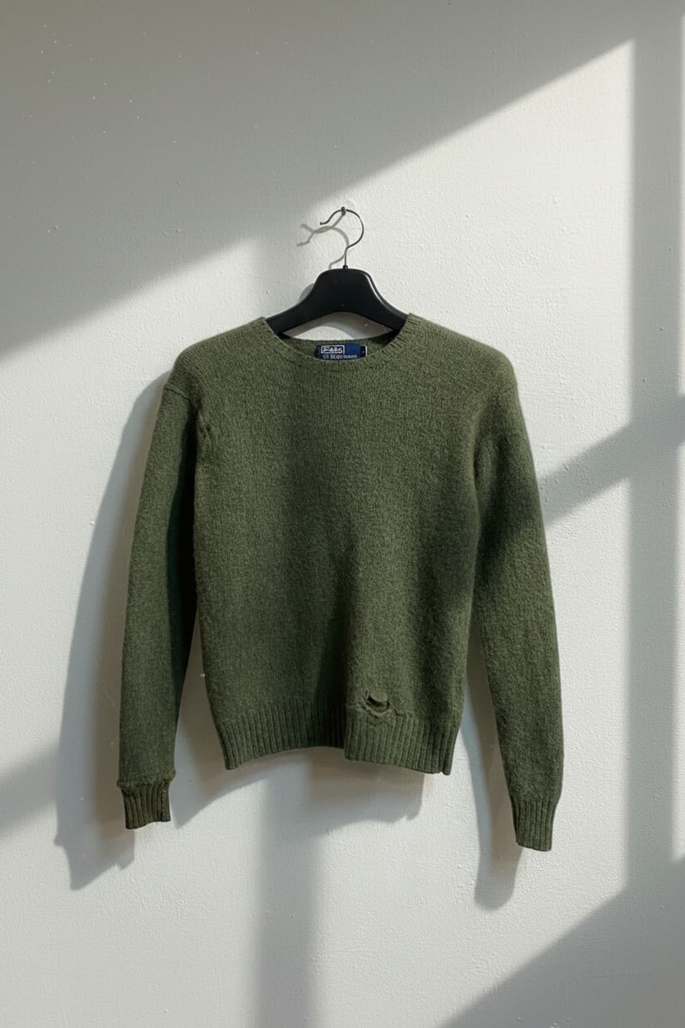 폴로 랄프로렌 울 디스트레스드 니트 스웨터 상품이미지1