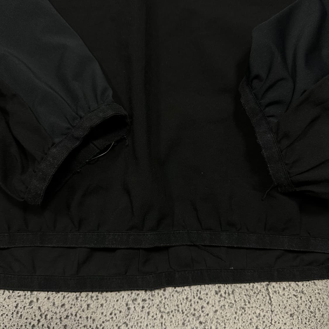 ✨ (바배) 미즈노 레인보우 빅로고 블랙 경량 웜업 바람막이 상품이미지7