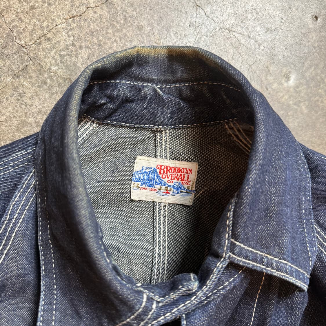 블루클린 오버롤 데님 커버올 자켓 상품이미지2