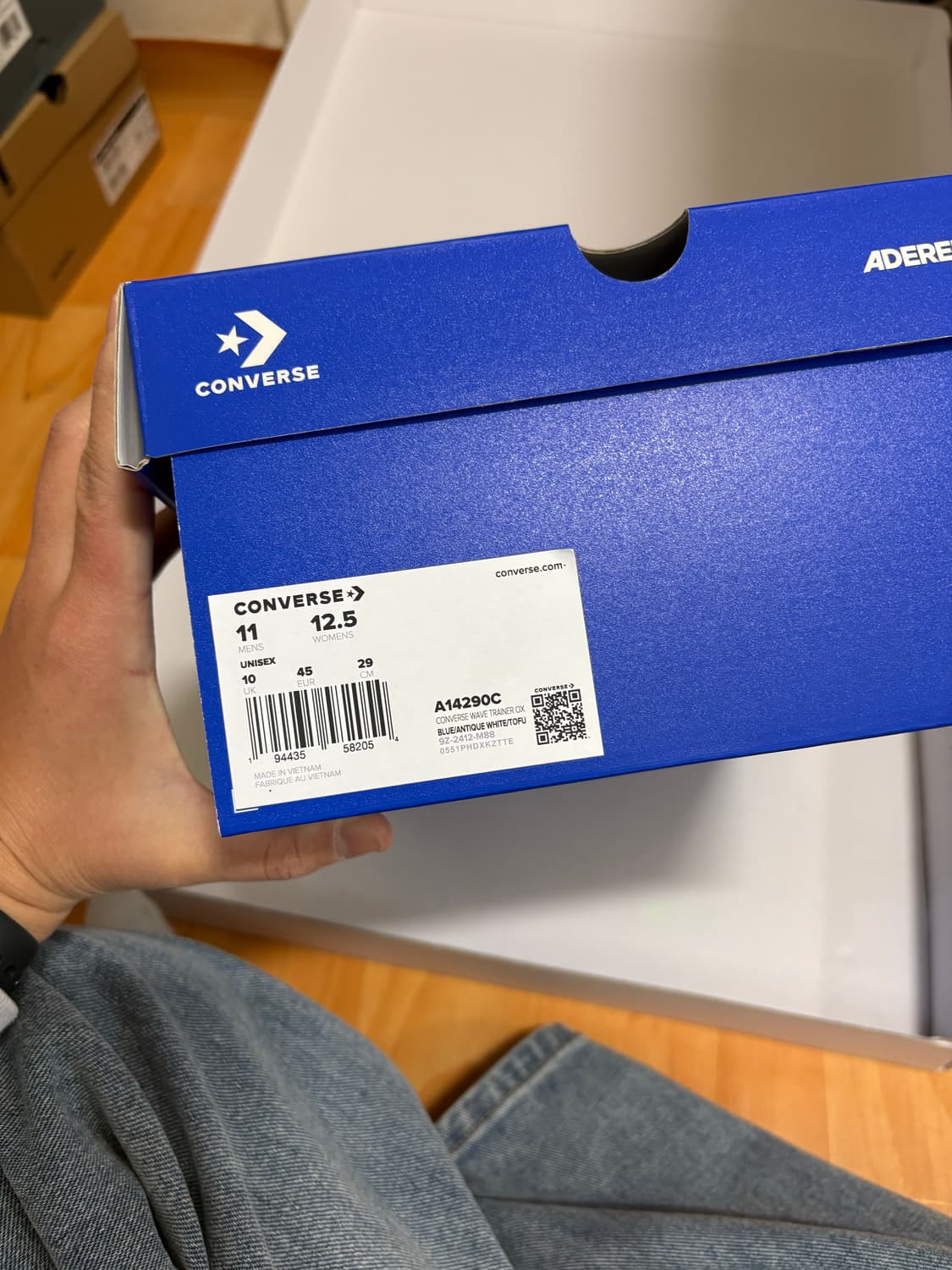 아더에러X컨버스 / 웨이브 트레이너 블루 상품이미지4