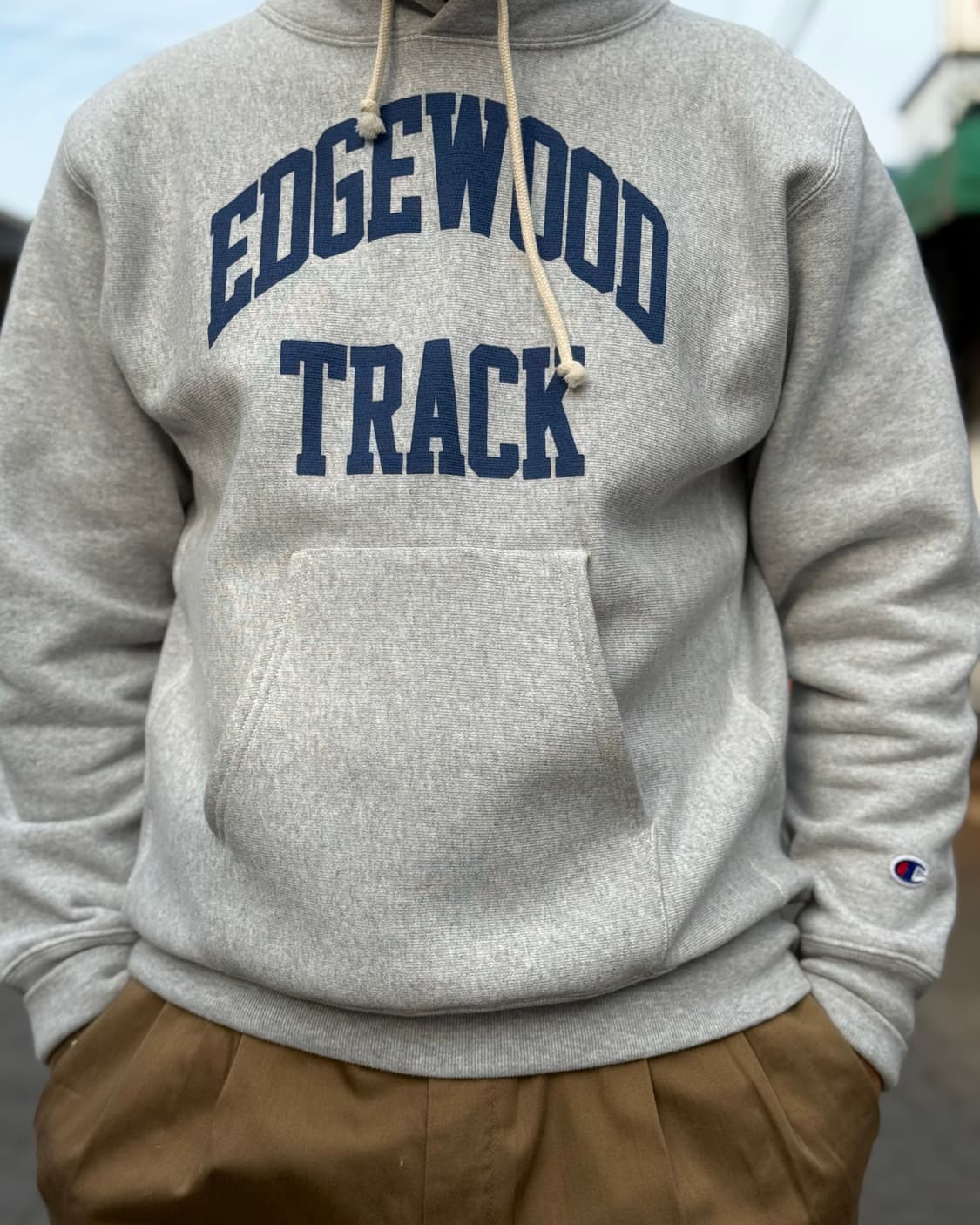 챔피온 리버스위브 재팬 에지우드 트랙 후디 스웻셔츠 XL 상품이미지8