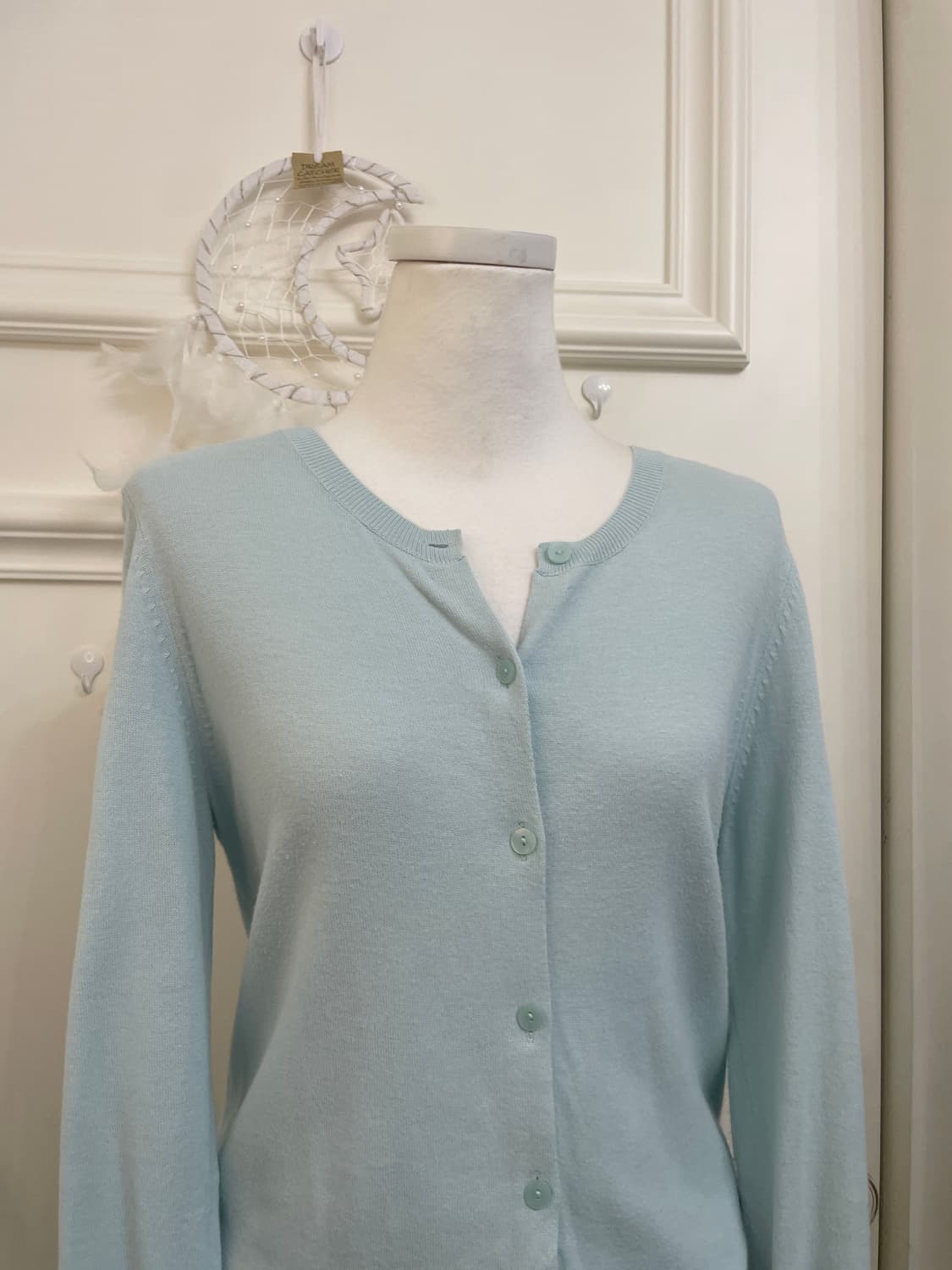 aqua mint basic cardigan(size-L) 상품이미지5