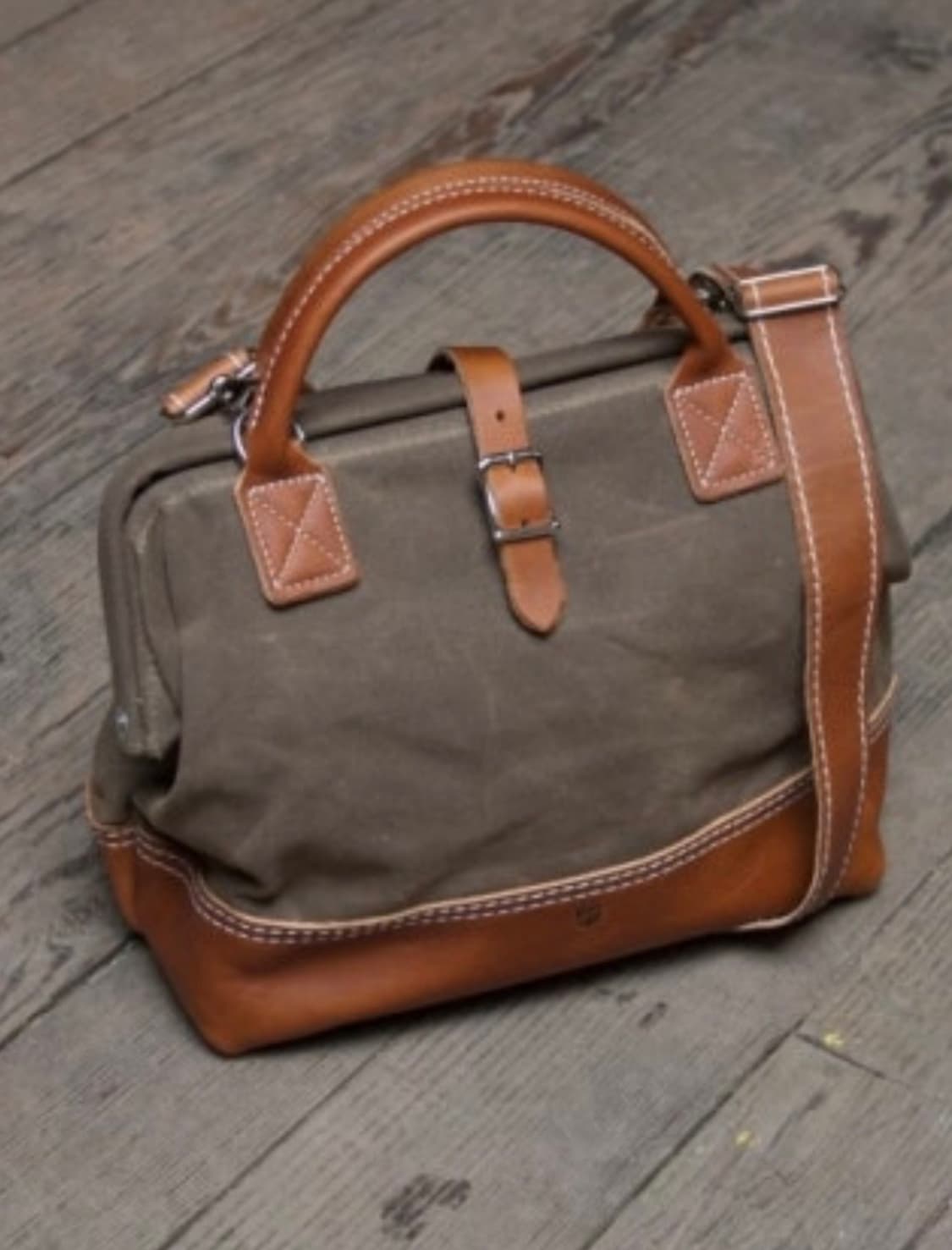 Wood & Faulk 빈티지 여행용 토트백 상품이미지1